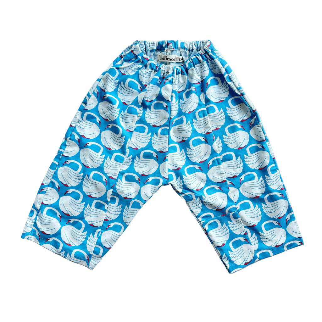Patchwork Gojengee Pants: Upcycled Loving Swans, Kids