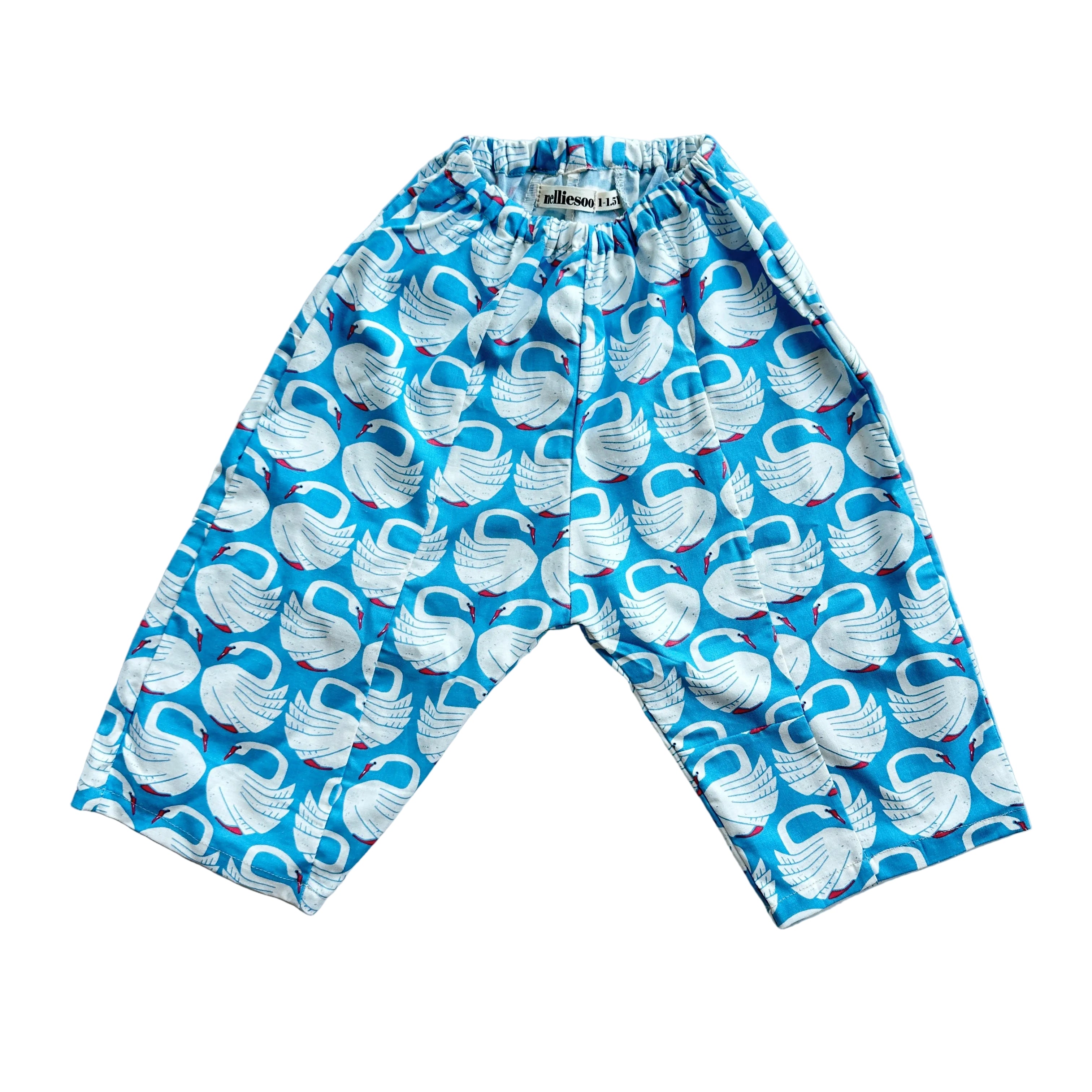 Patchwork Gojengee Pants: Upcycled Loving Swans, Kids
