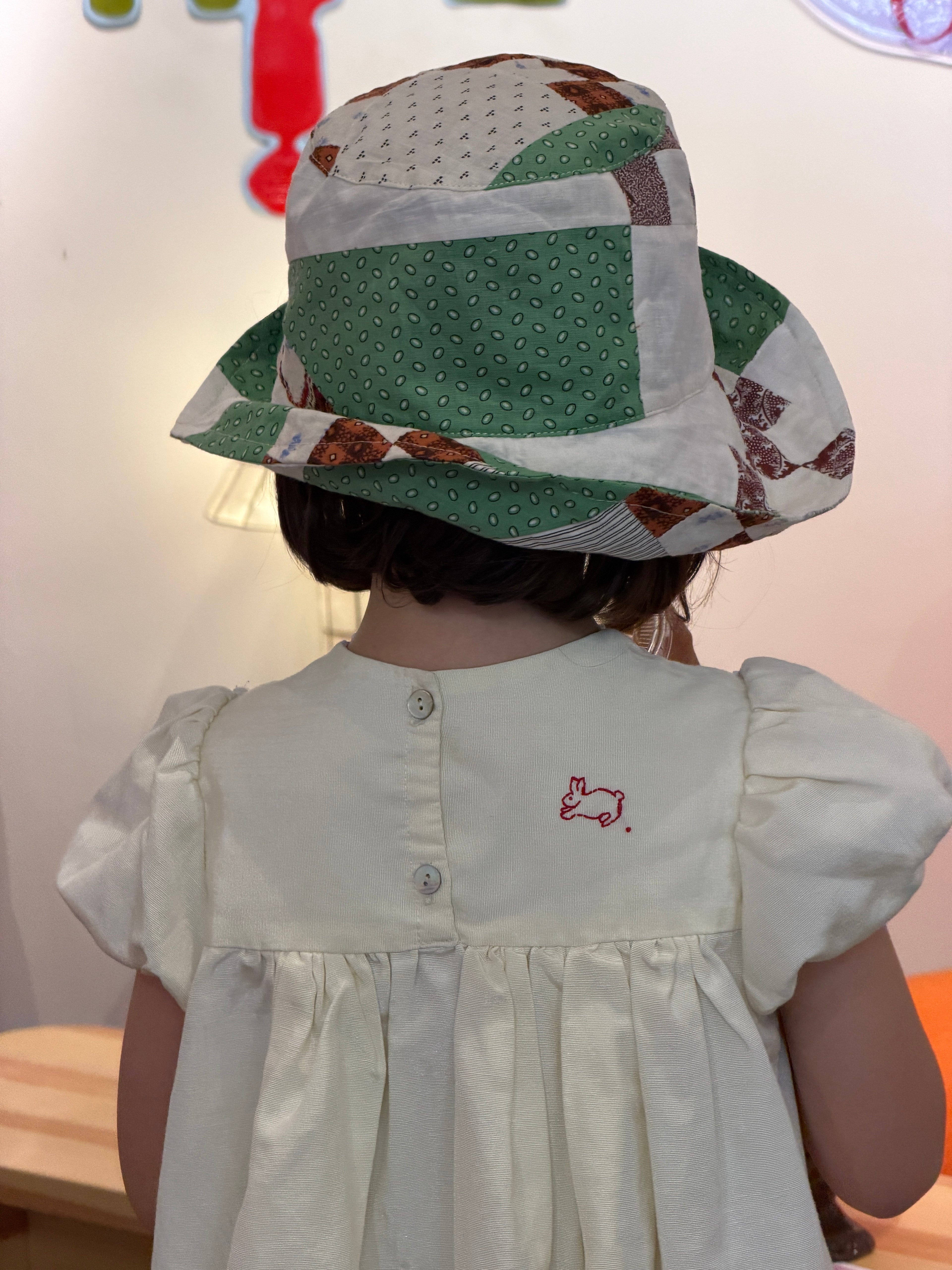 BoonYi Hat | Vintage quilt