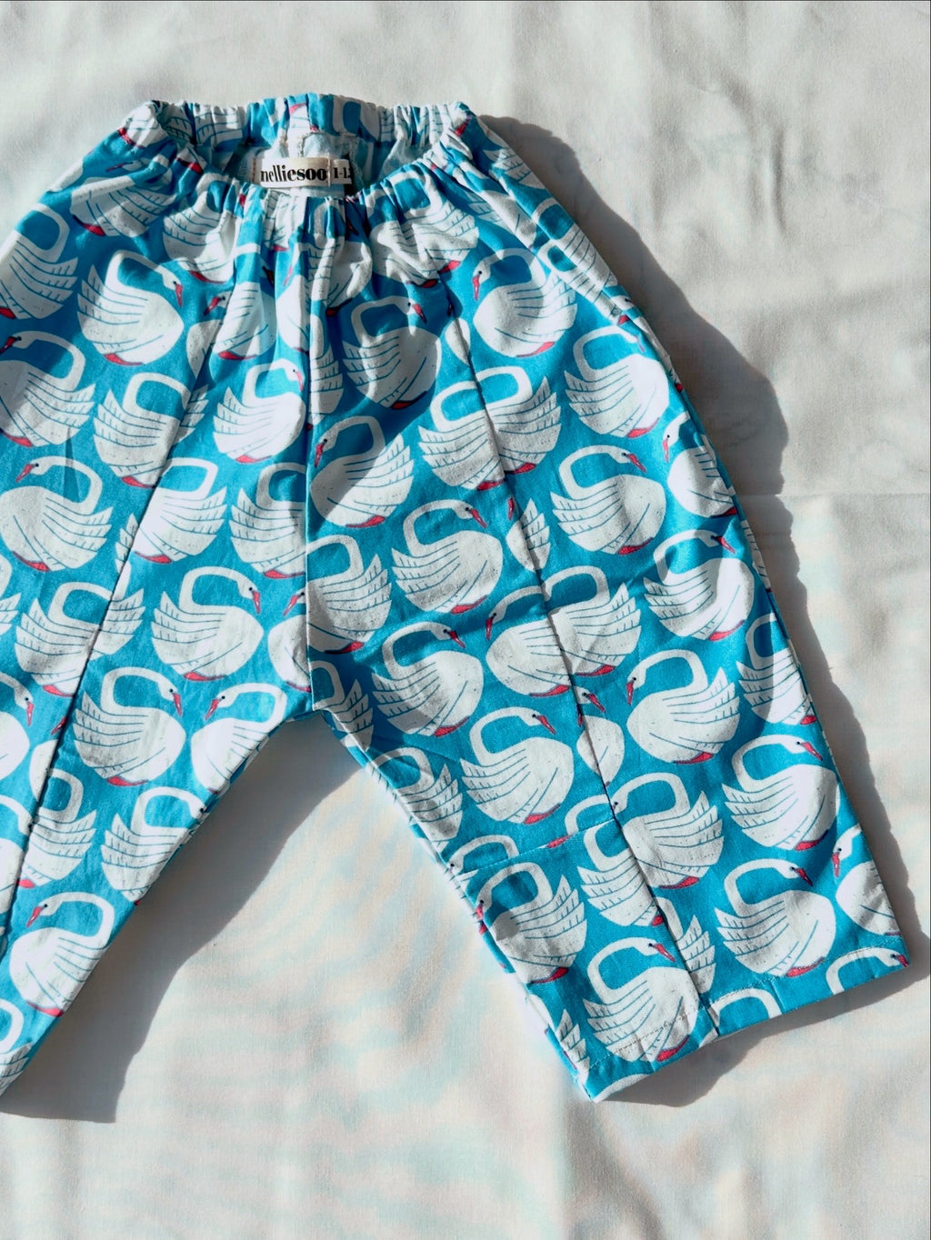 Kids Patchwork Gojengee Pants: Upcycled Loving Swans