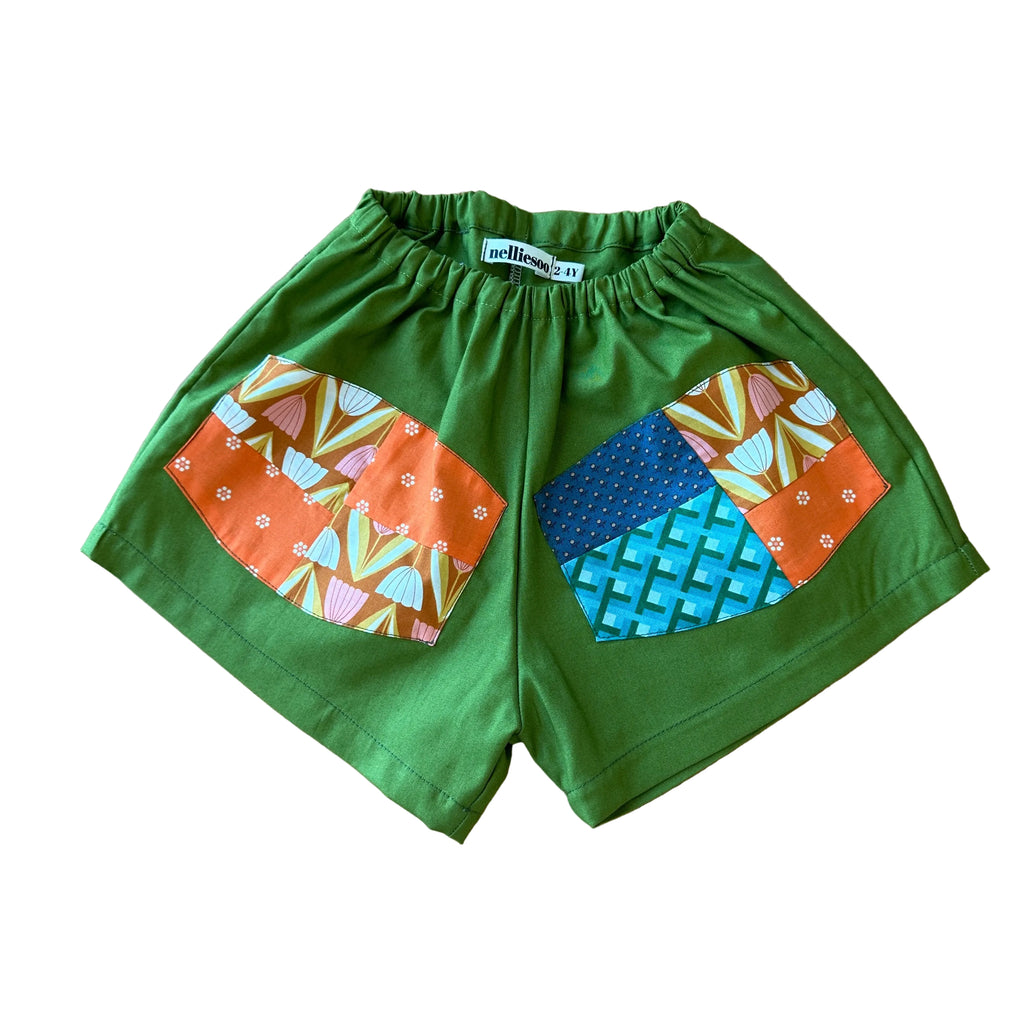 Patchwork Shorts | mommy & me