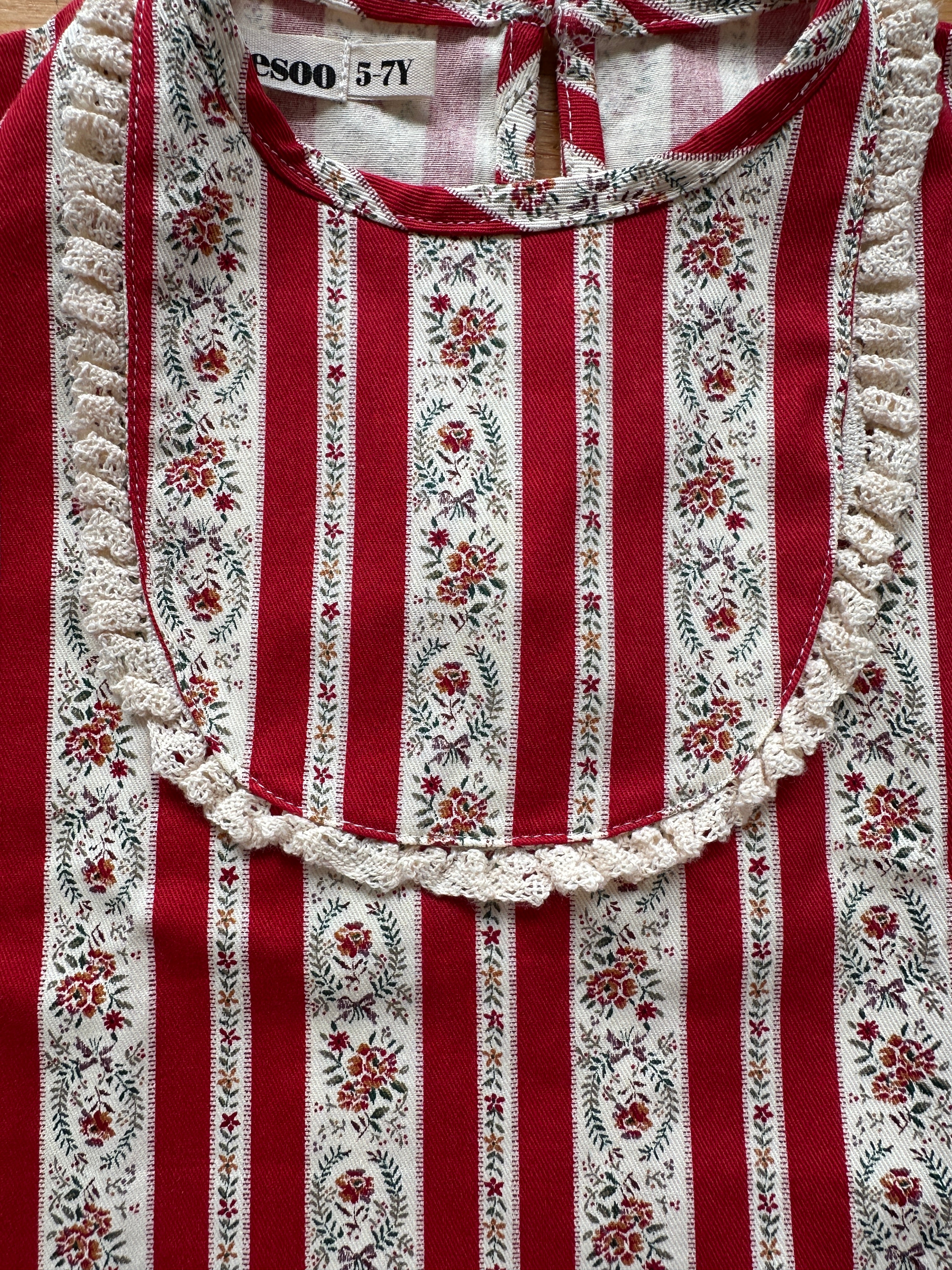 Mal Soon Top | Calico Crimson