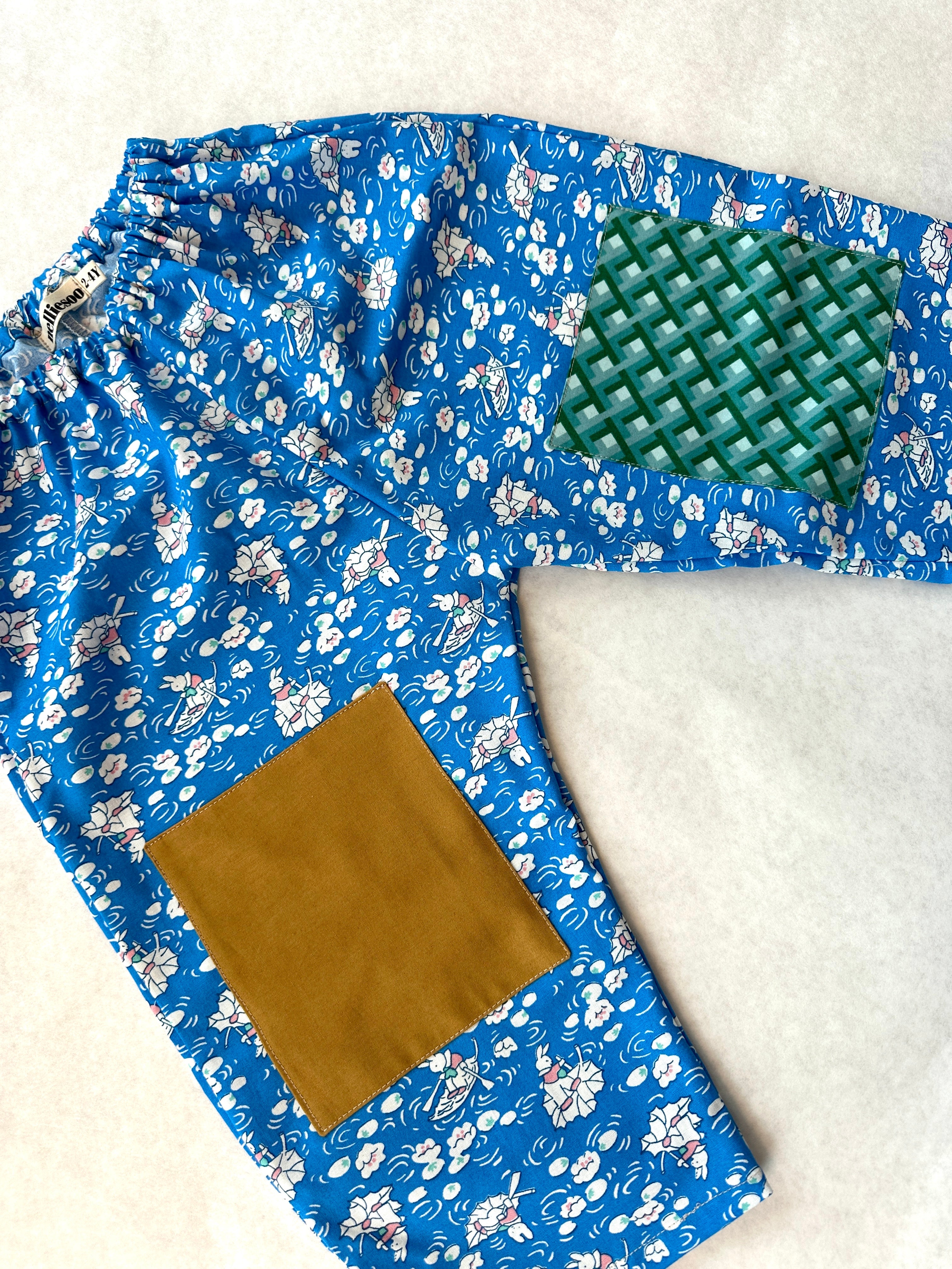 Gojengee Pants - Pond Rabbit (Blue)