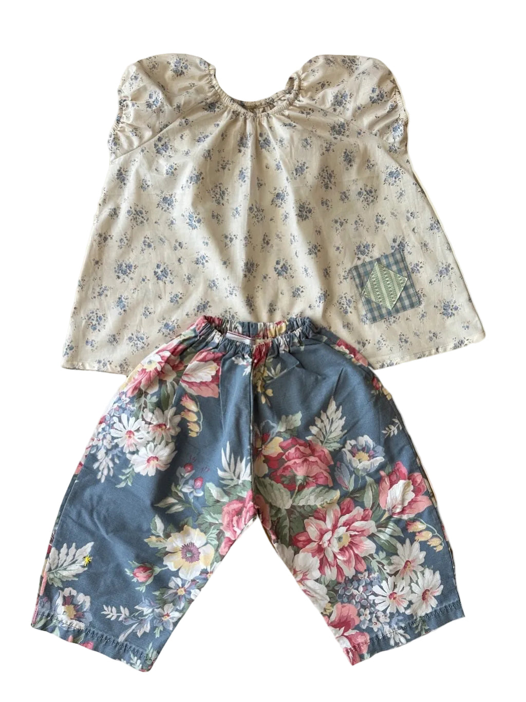 Wide Leg Gojengee Pants | Kimberly Rose (RL upcycled)