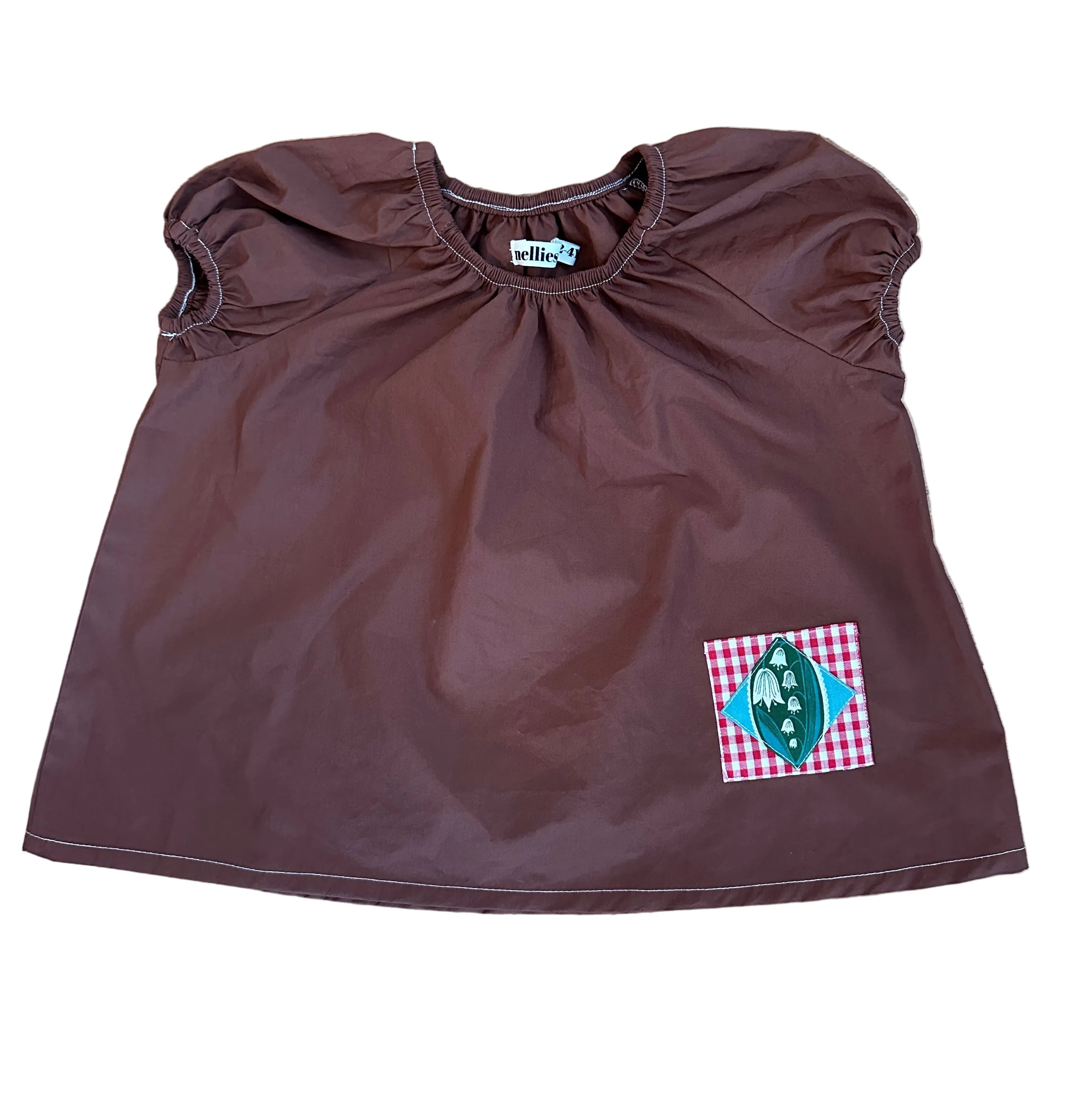 BokHee Blouse | Chestnut Brown