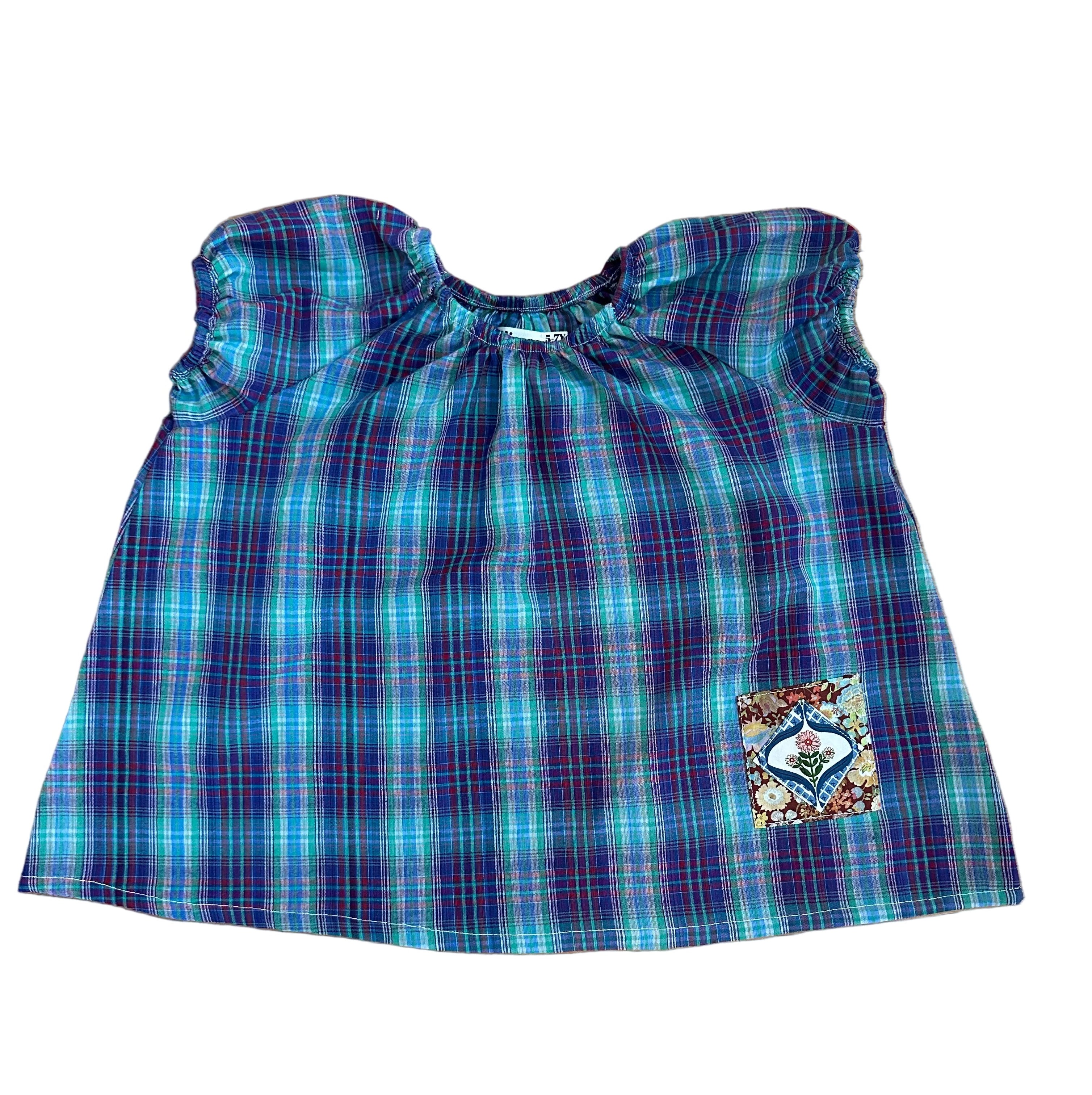BokHee Blouse |Purple Plaid