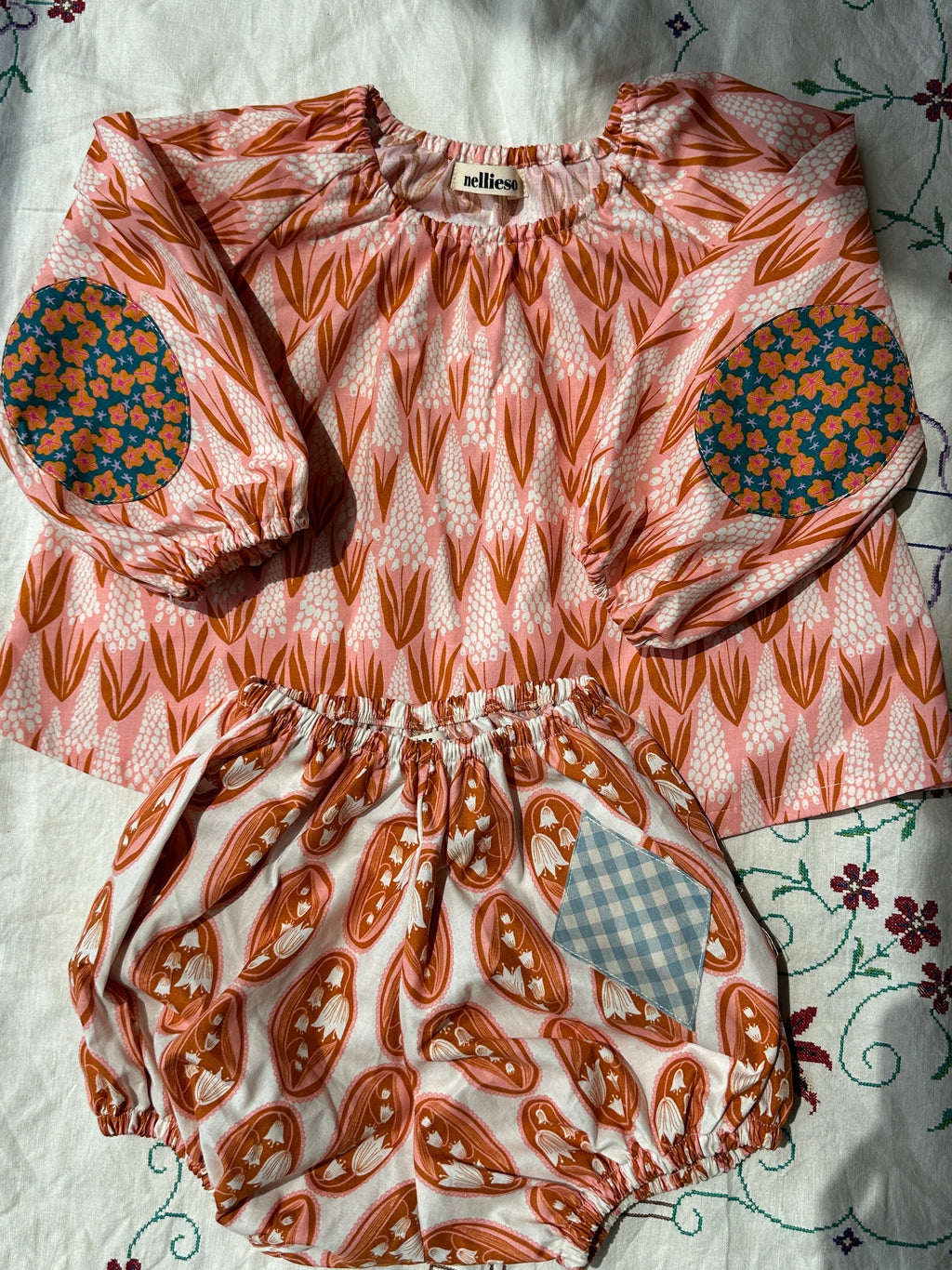 Kids Balloon Blouse | the Bashful (Burned Orange)