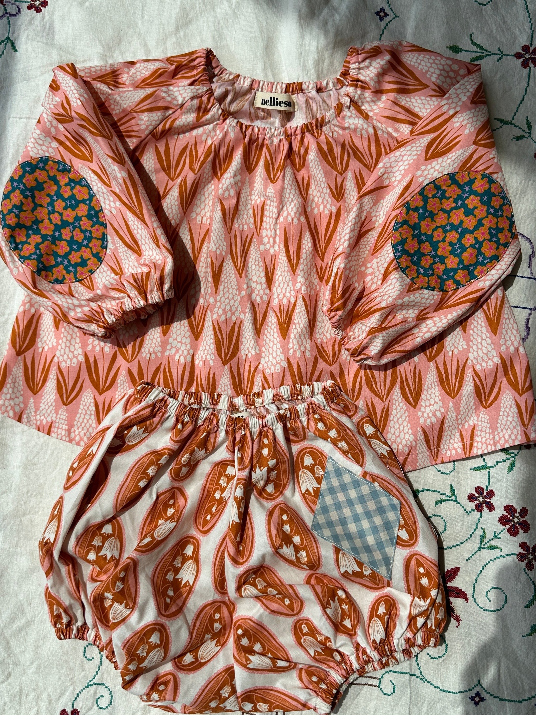 Kids Balloon Blouse | the Bashful (Burned Orange)