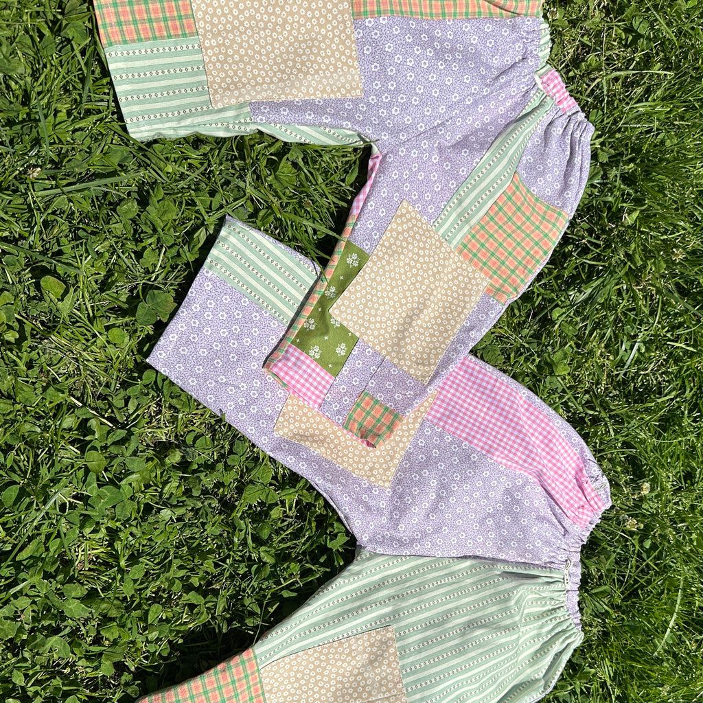 Patchwork Pants | Grandma’s Garden