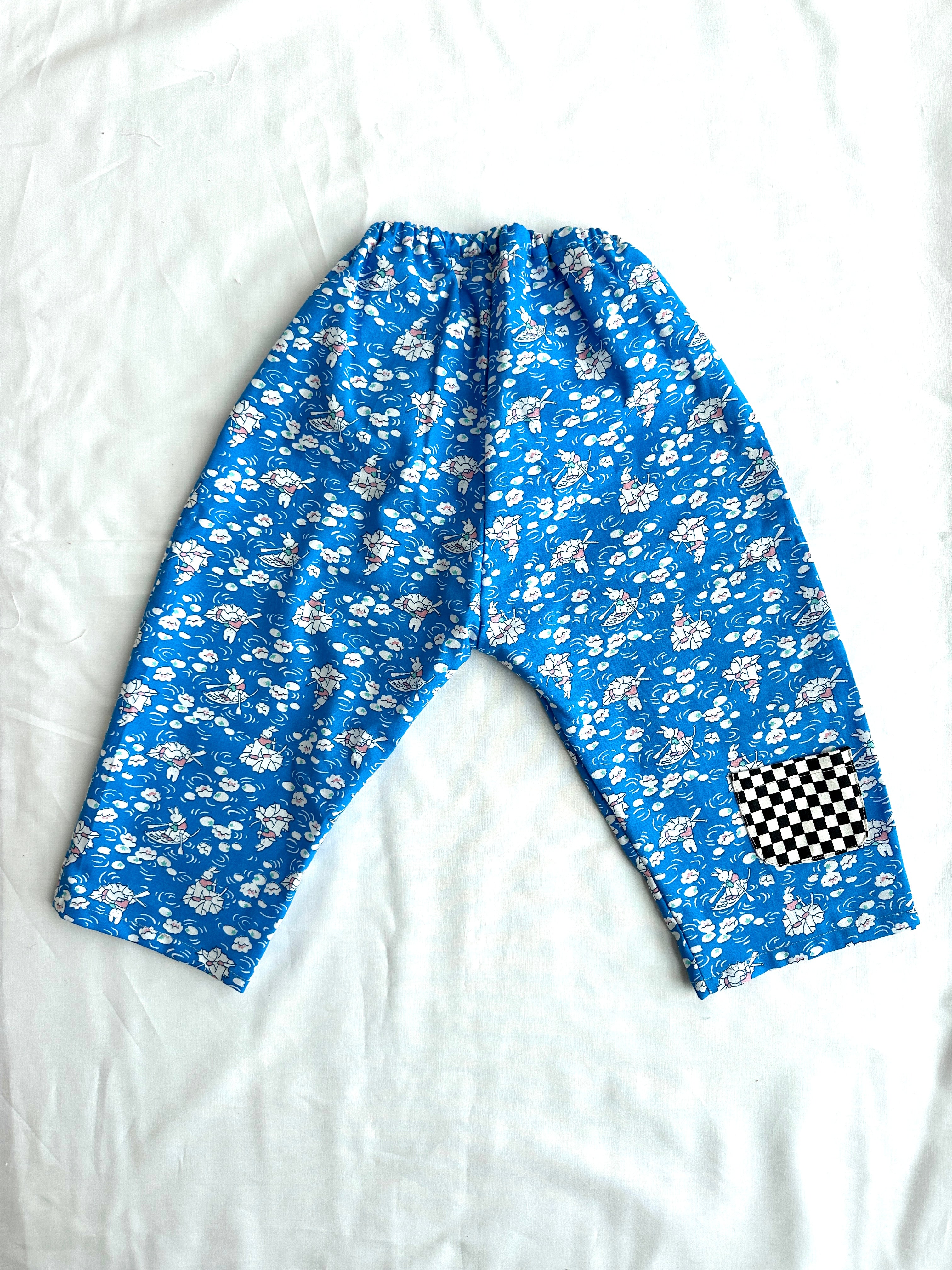 Gojengee Pants - Pond Rabbit (Blue)
