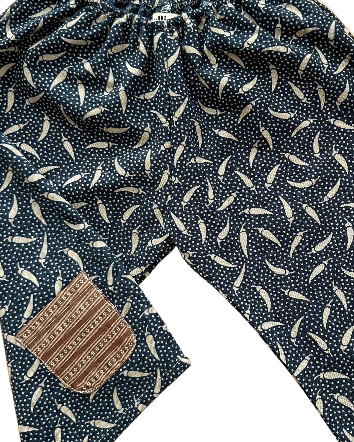 Gojengee Pants | Aizome Pepper