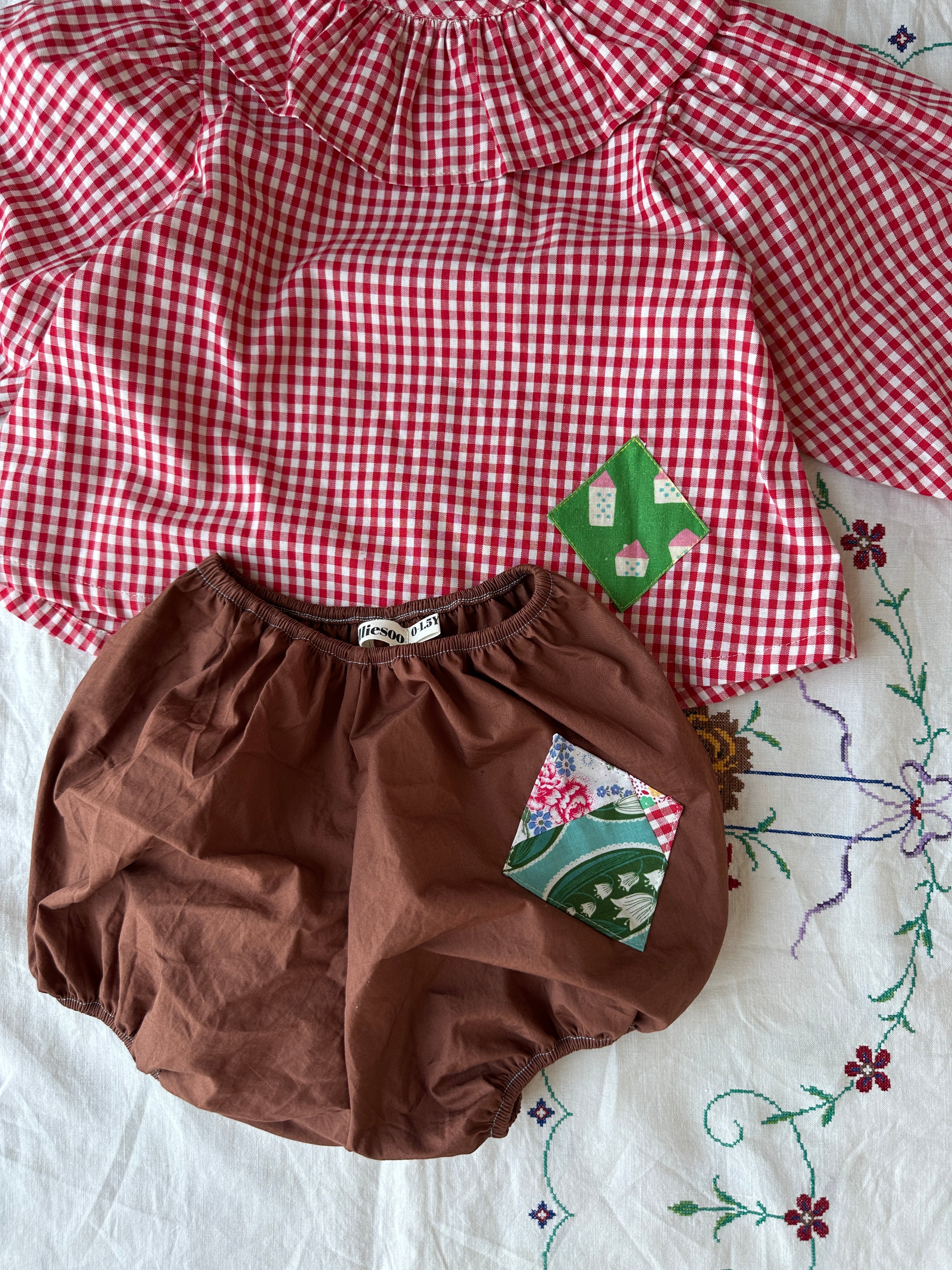 Bloomer Shorts |Chestnut Brown (bio washed)