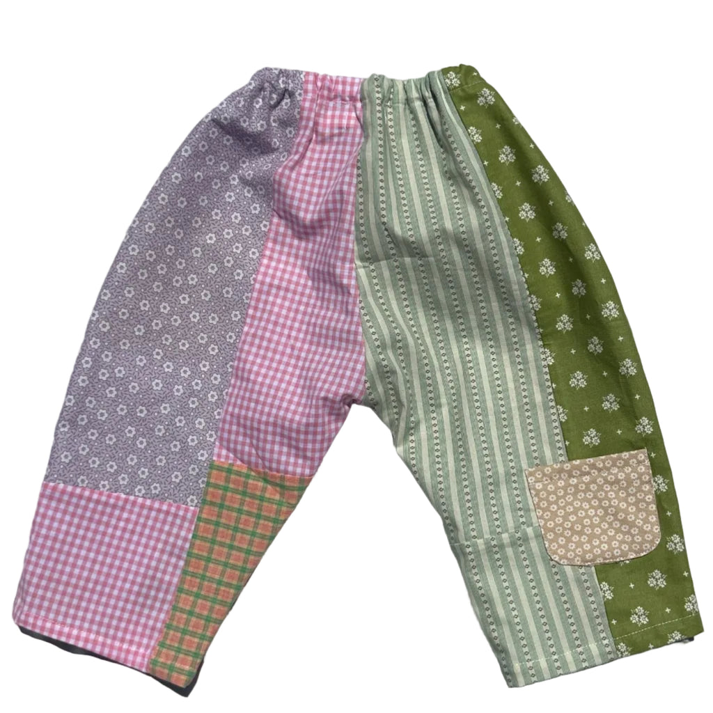 Patchwork Pants | Grandma’s Garden