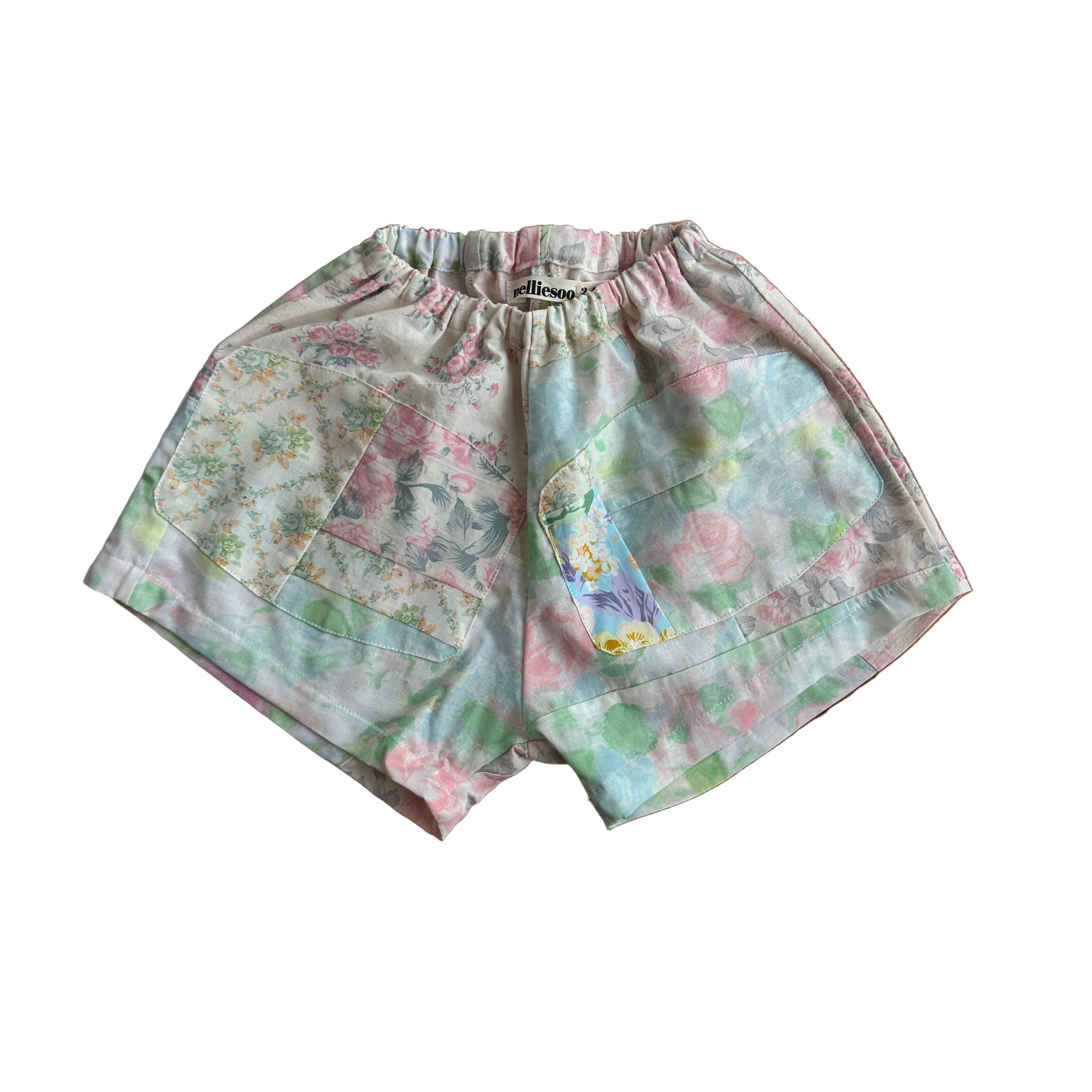 Patchwork Shorts | 90’s Romantic Floral