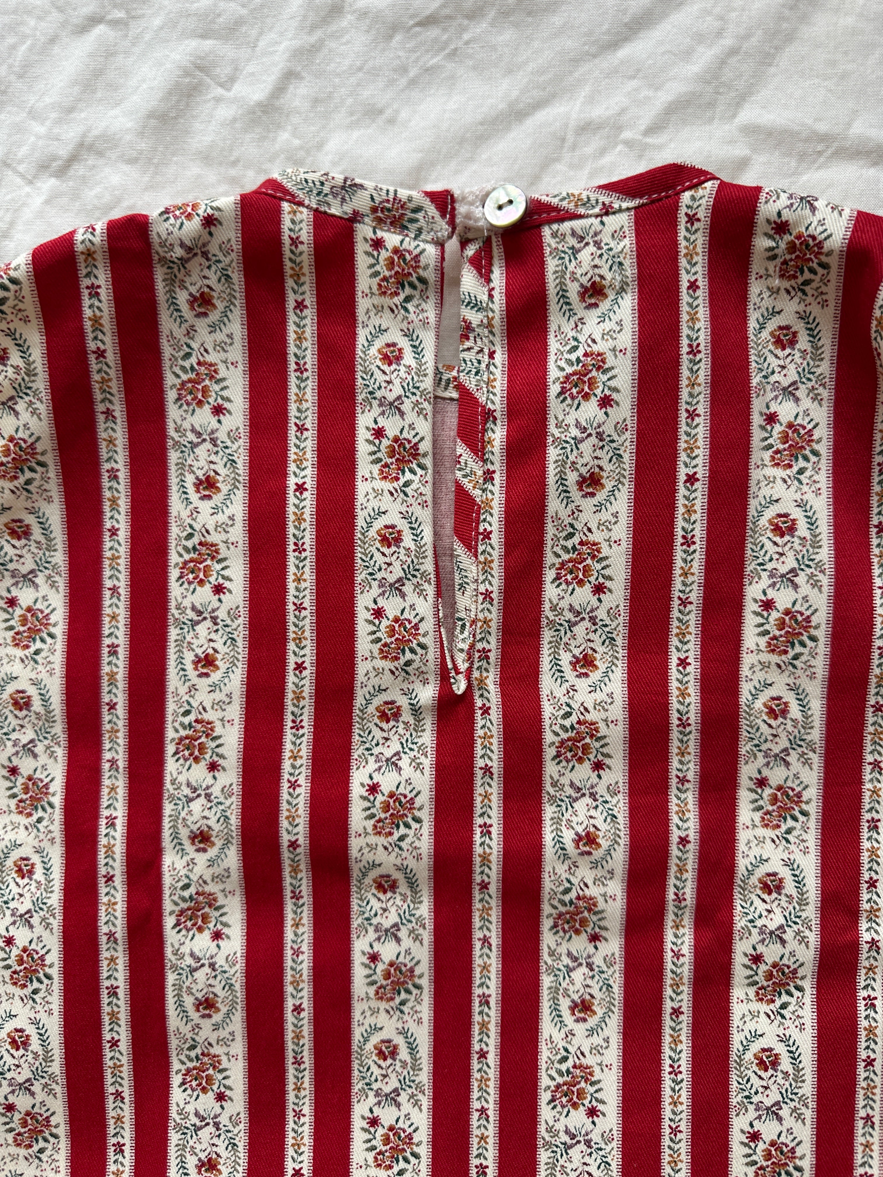 Mal Soon Top | Calico Crimson