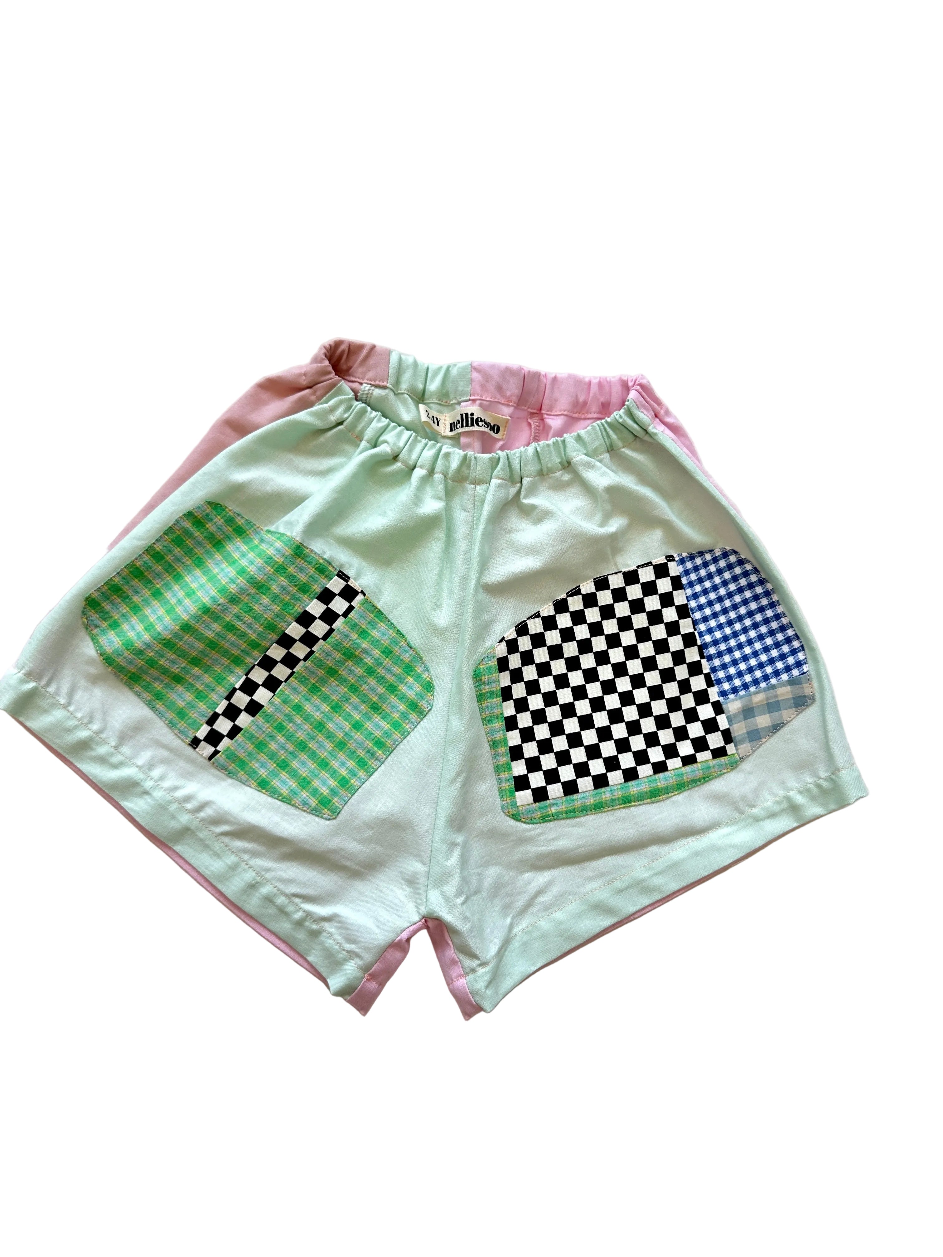 Patchwork Shorts | mommy & me
