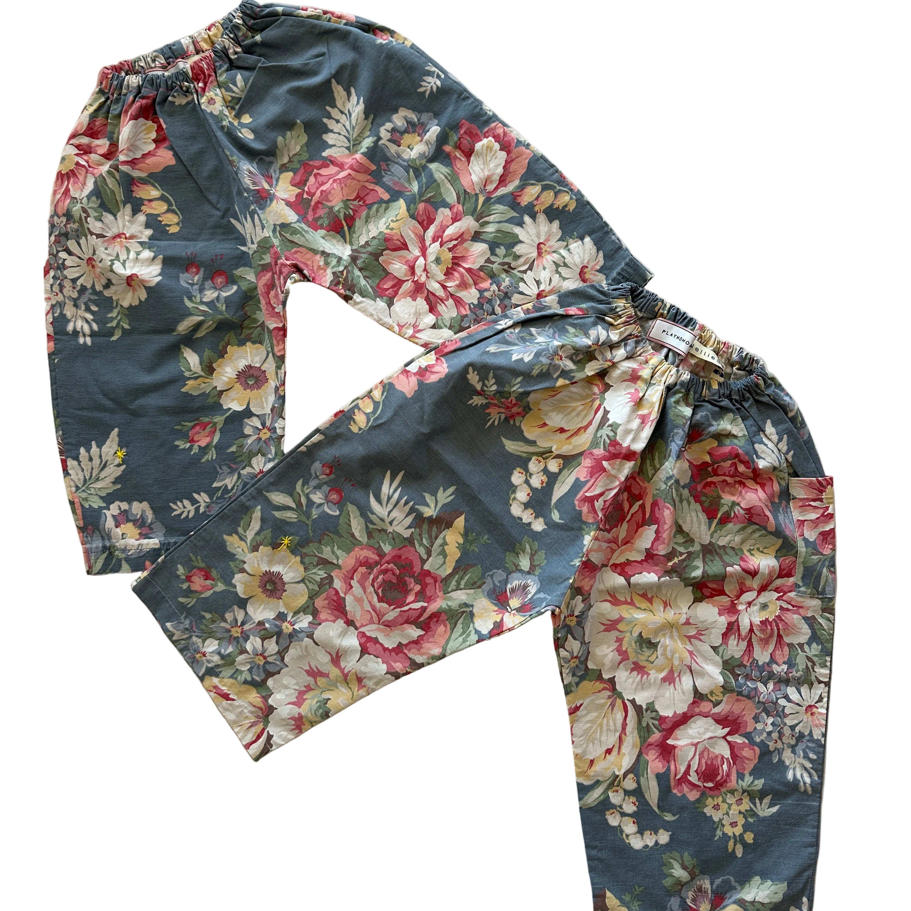 Wide Leg Gojengee Pants | Kimberly Rose (RL upcycled)