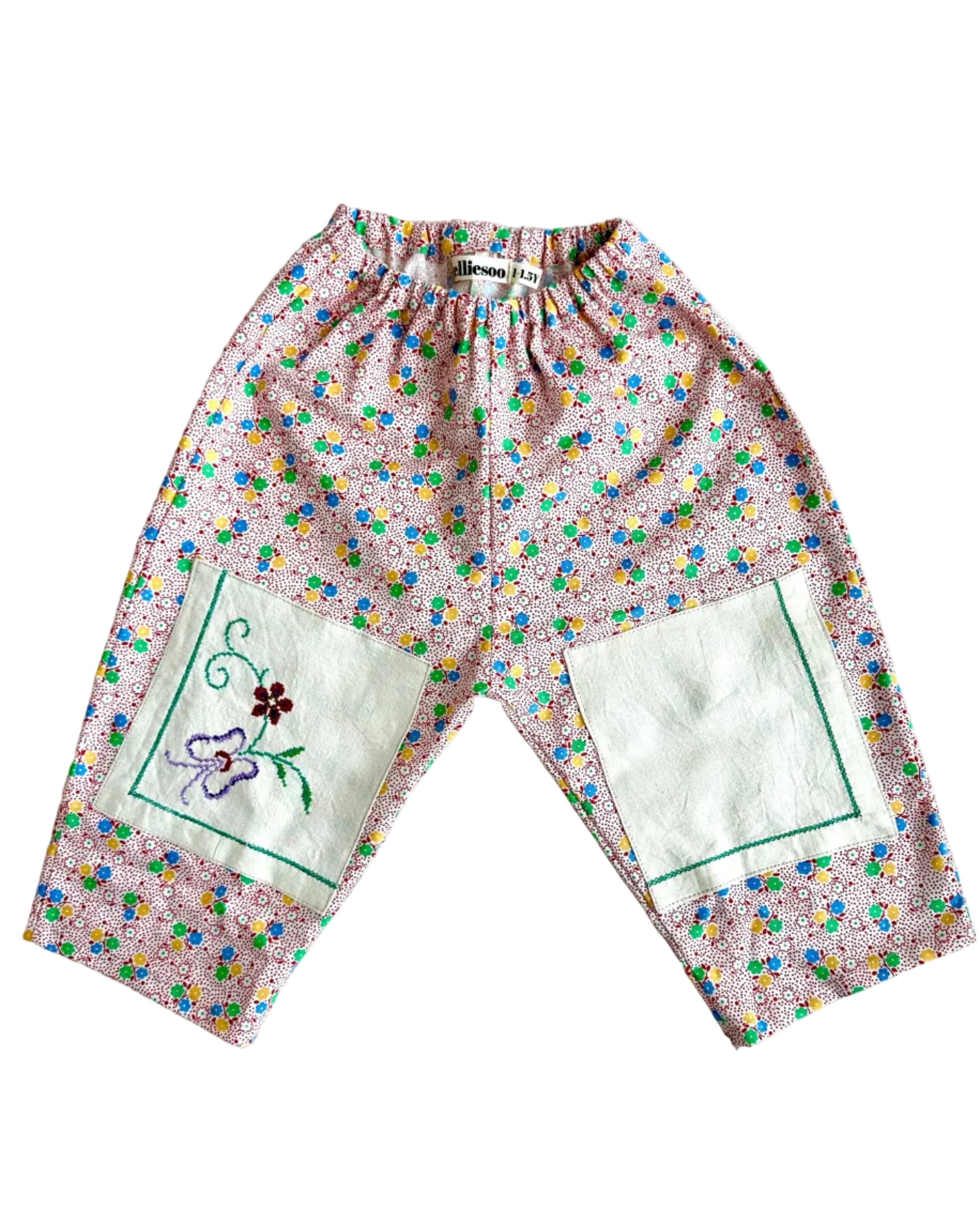 Gojengee Pants- Posie Dot (Strawberry Red)