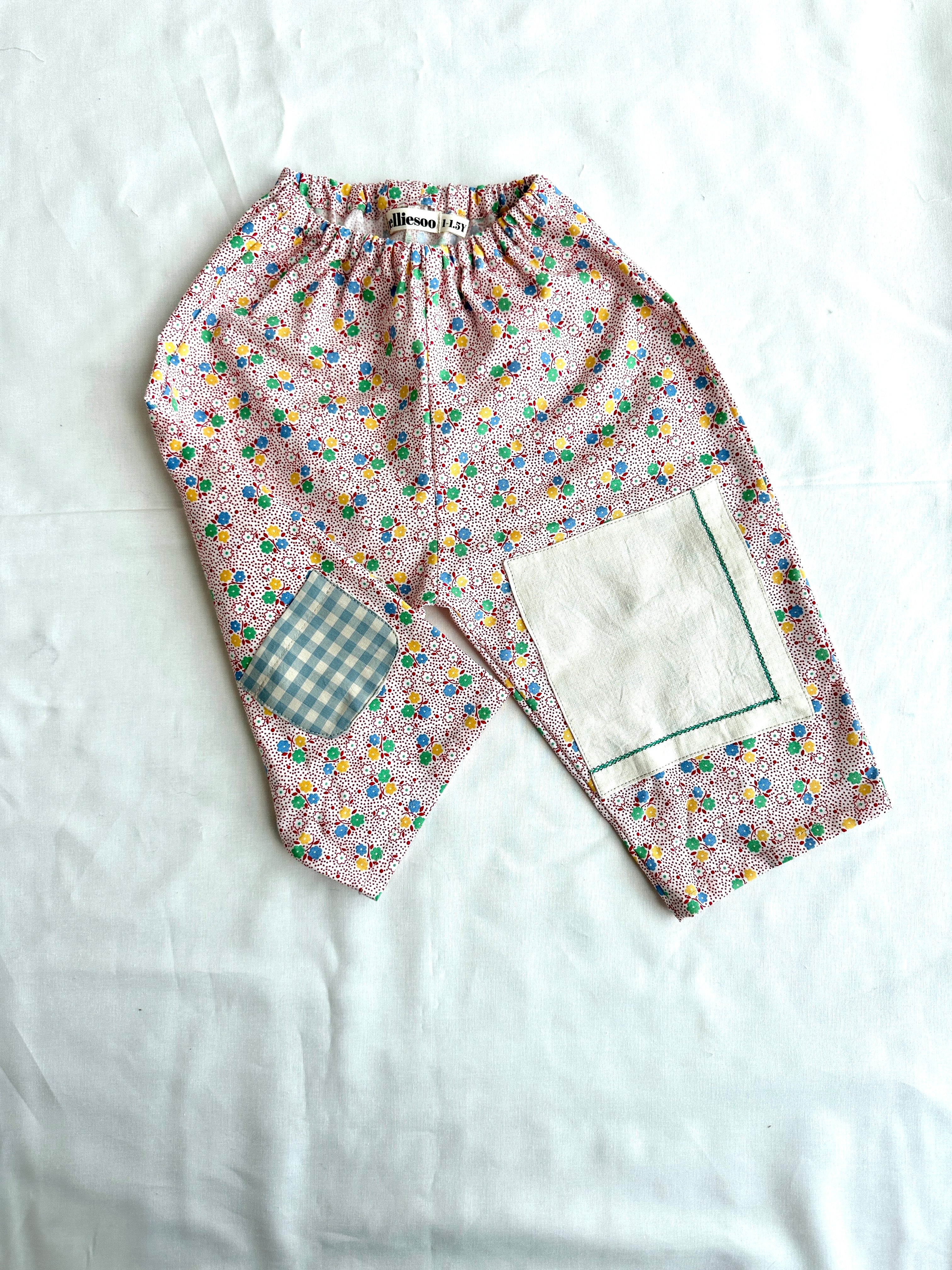 Gojengee Pants- Posie Dot (Strawberry Red)