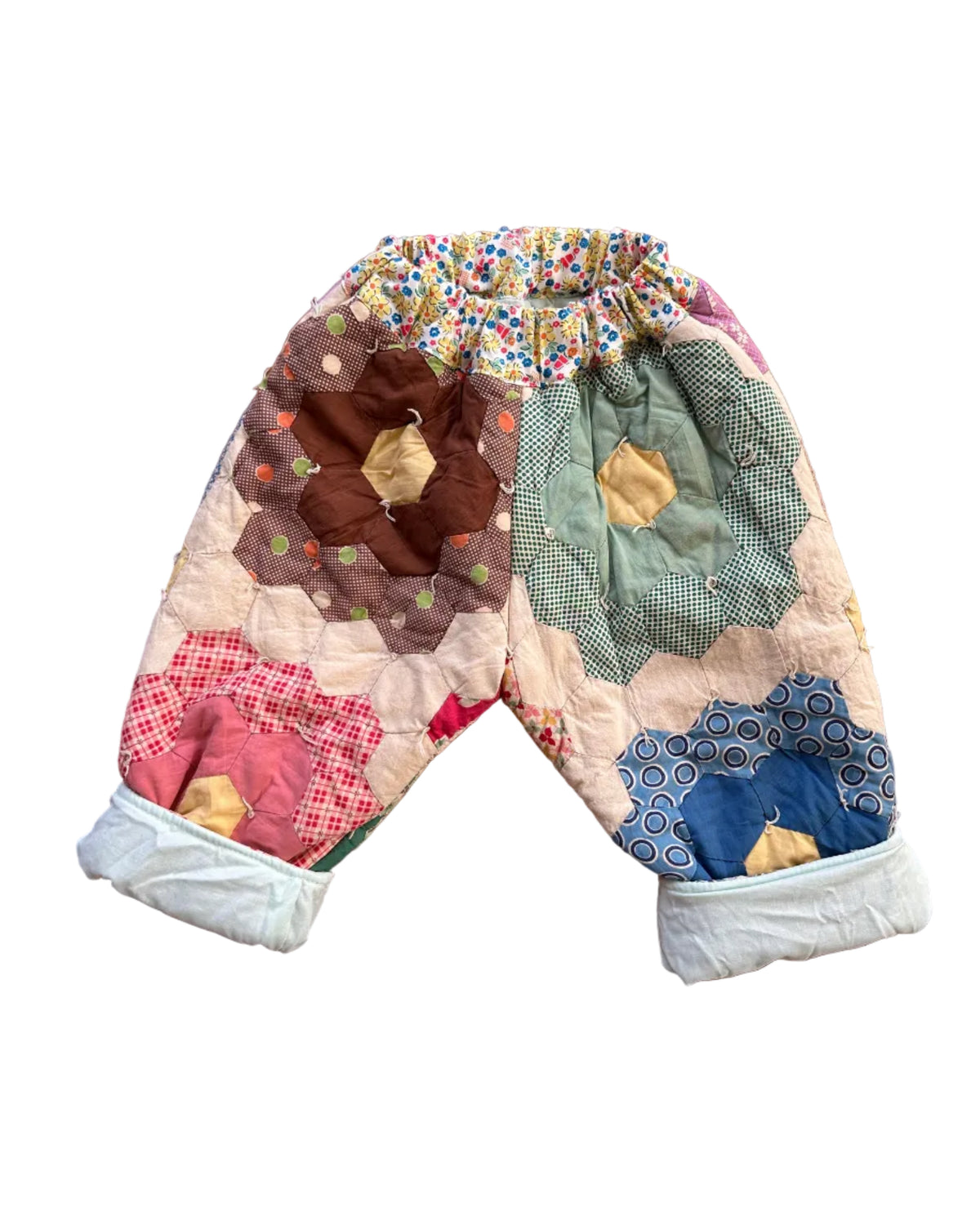Quilt Gojengee Pants | Grandma's Garden - Meadow
