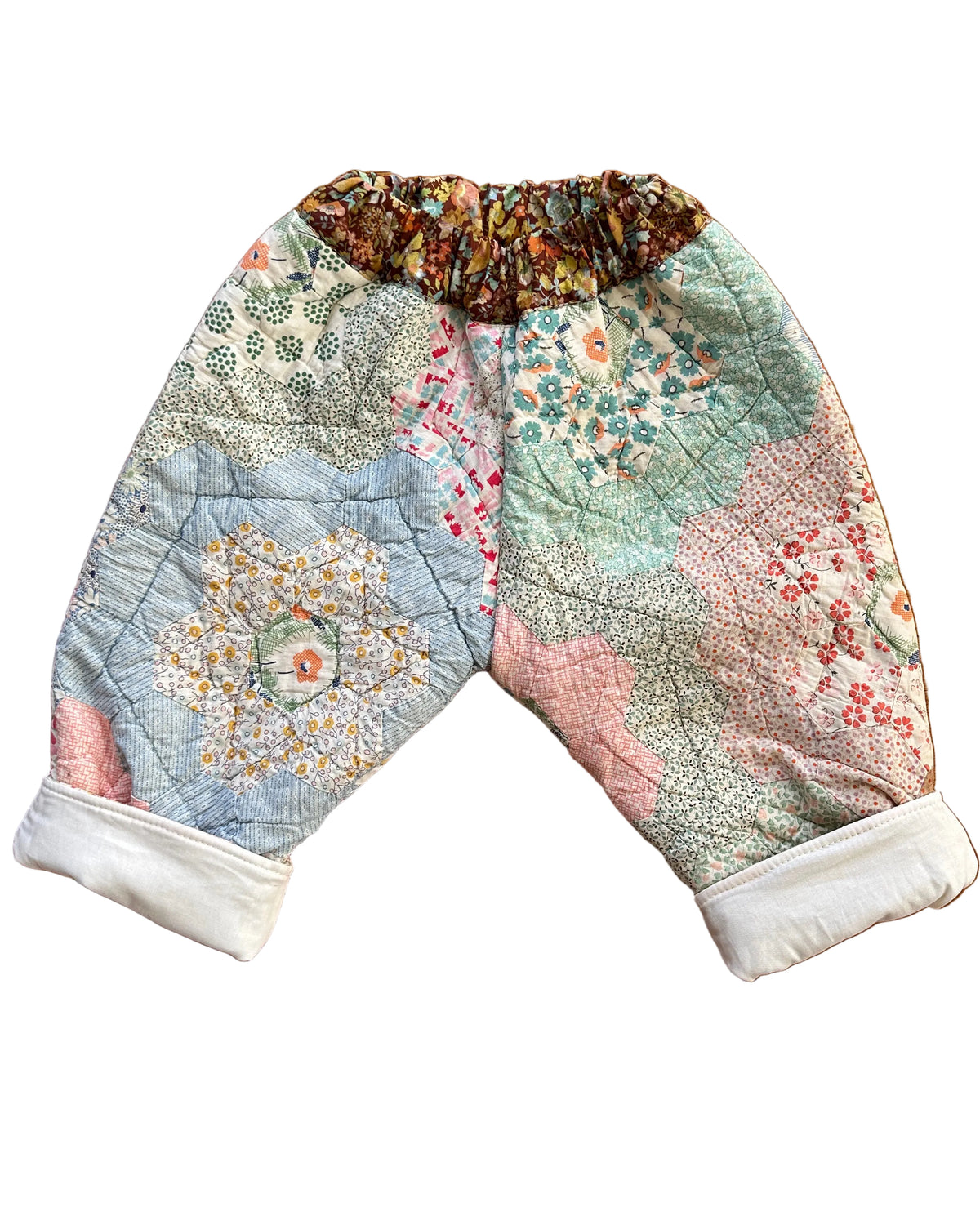 Quilt Gojengee Pants | Grandma's Garden - Rosewater