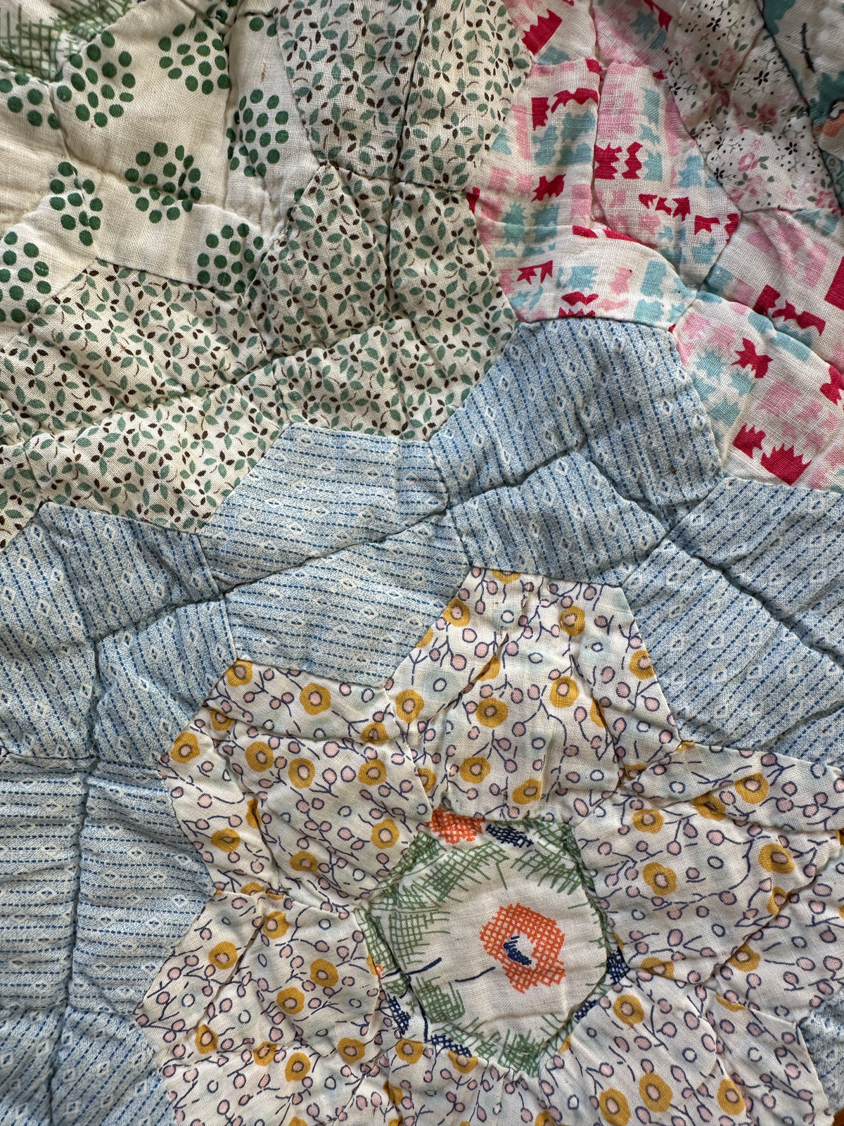 Quilt Gojengee Pants | Grandma's Garden - Rosewater