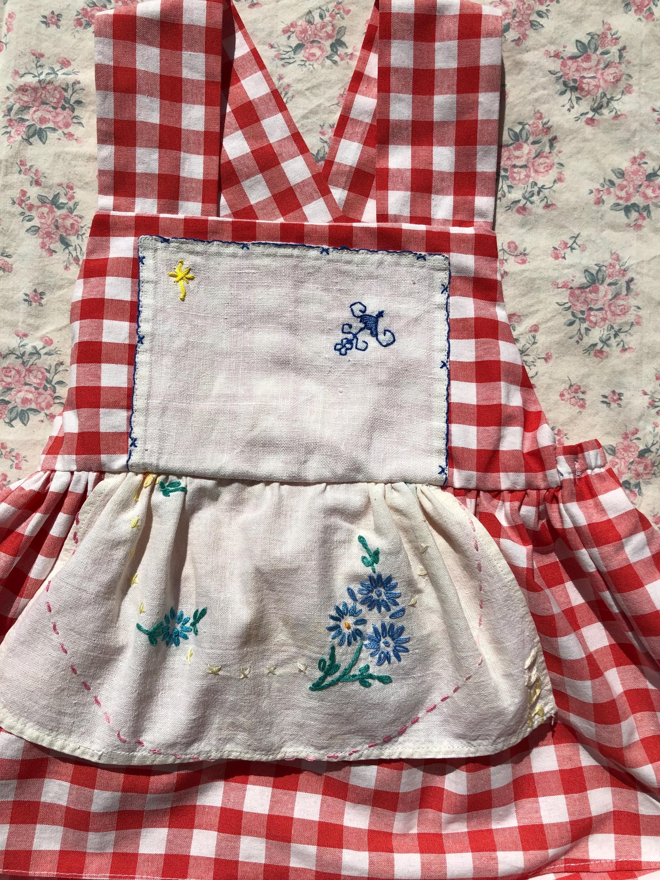Pinafore | Red Gingham