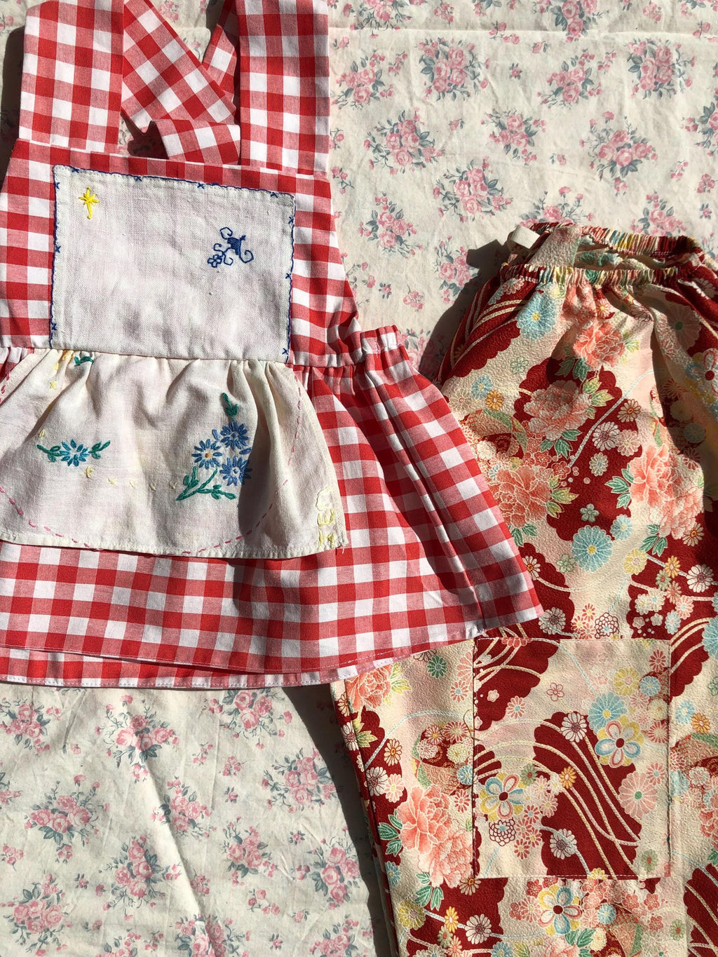 Pinafore | Red Gingham