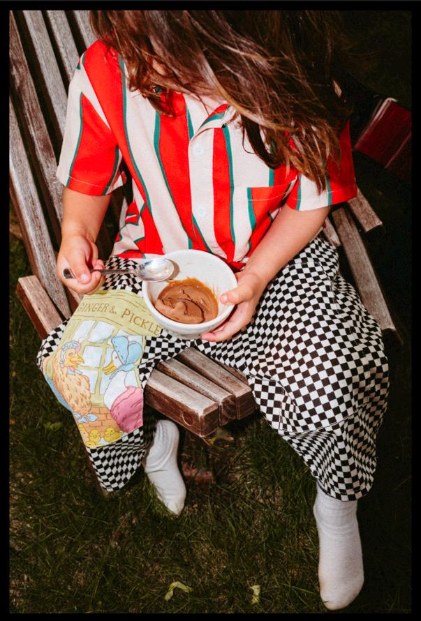 Gojengee Pants -Checker (Black)