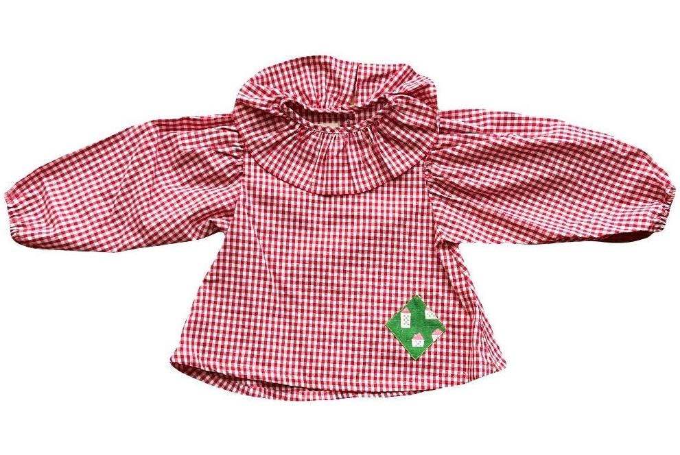 Ok-ja Blouse - Gingham Check (Picnic Red)