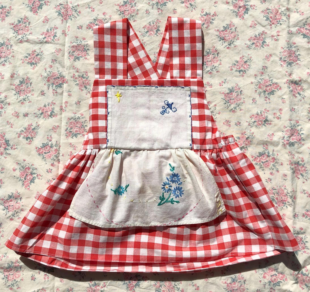 Pinafore | Red Gingham