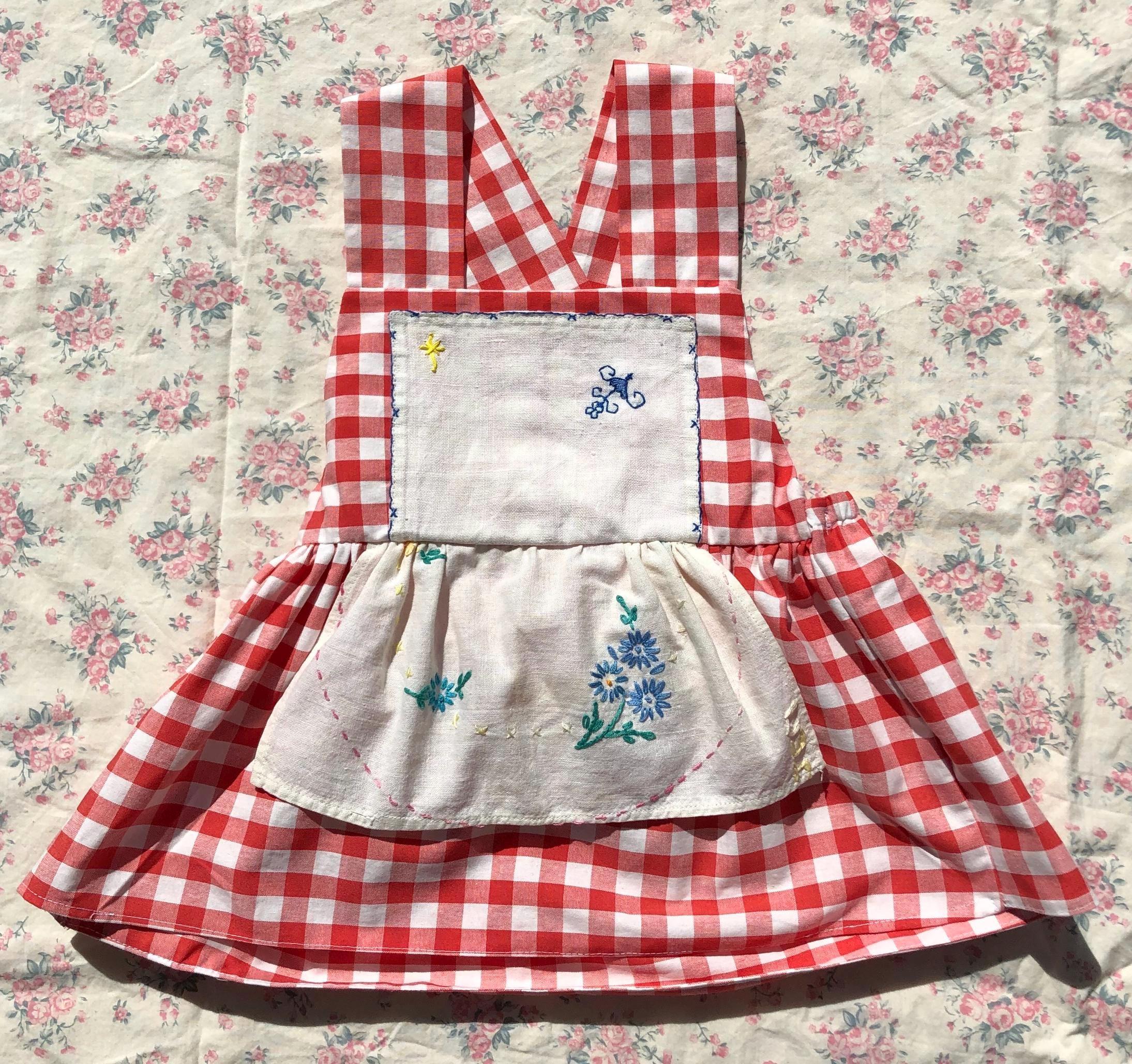 Pinafore | Red Gingham