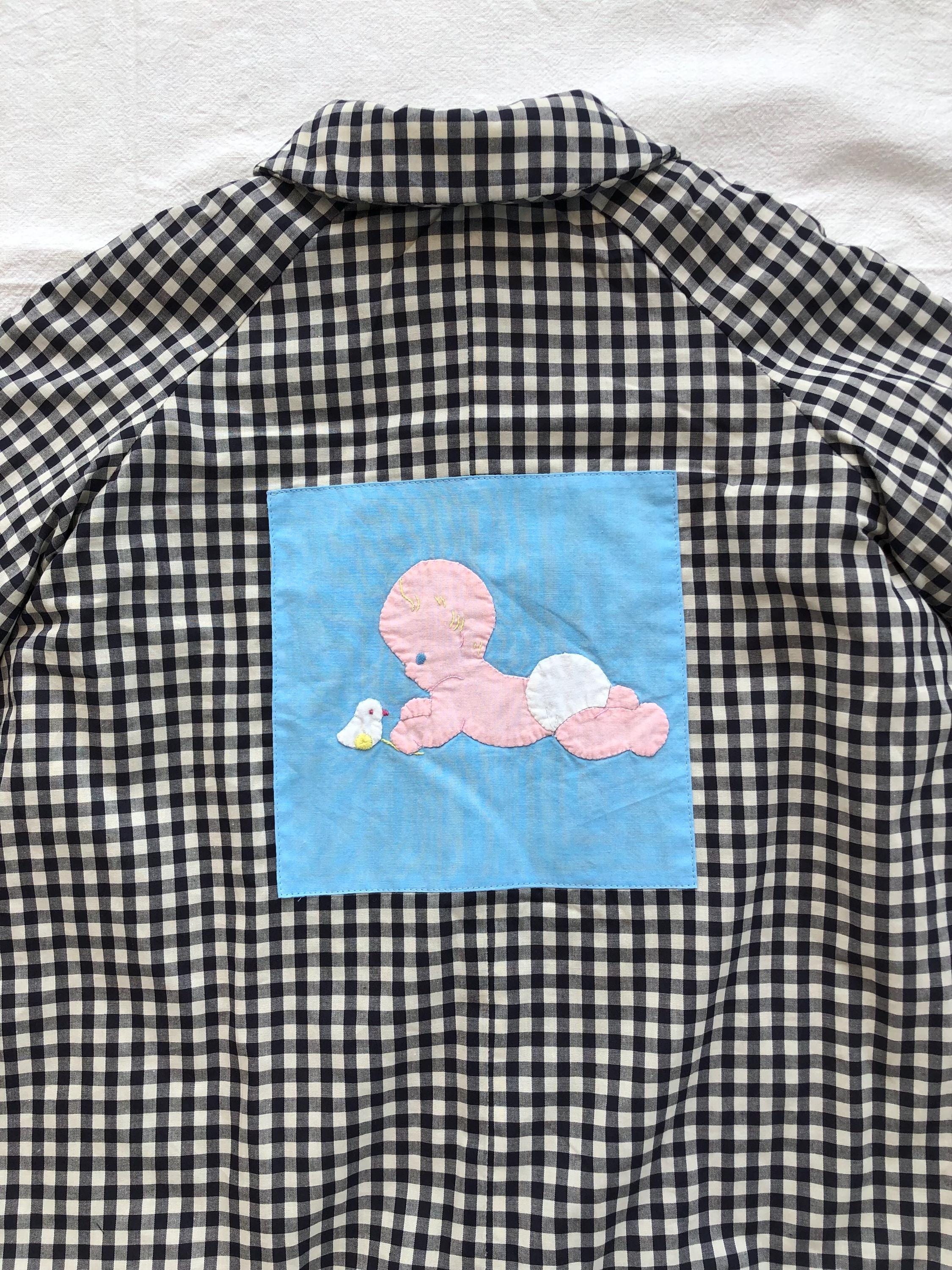 Soonbok Quilt Coat | Black Gingham.