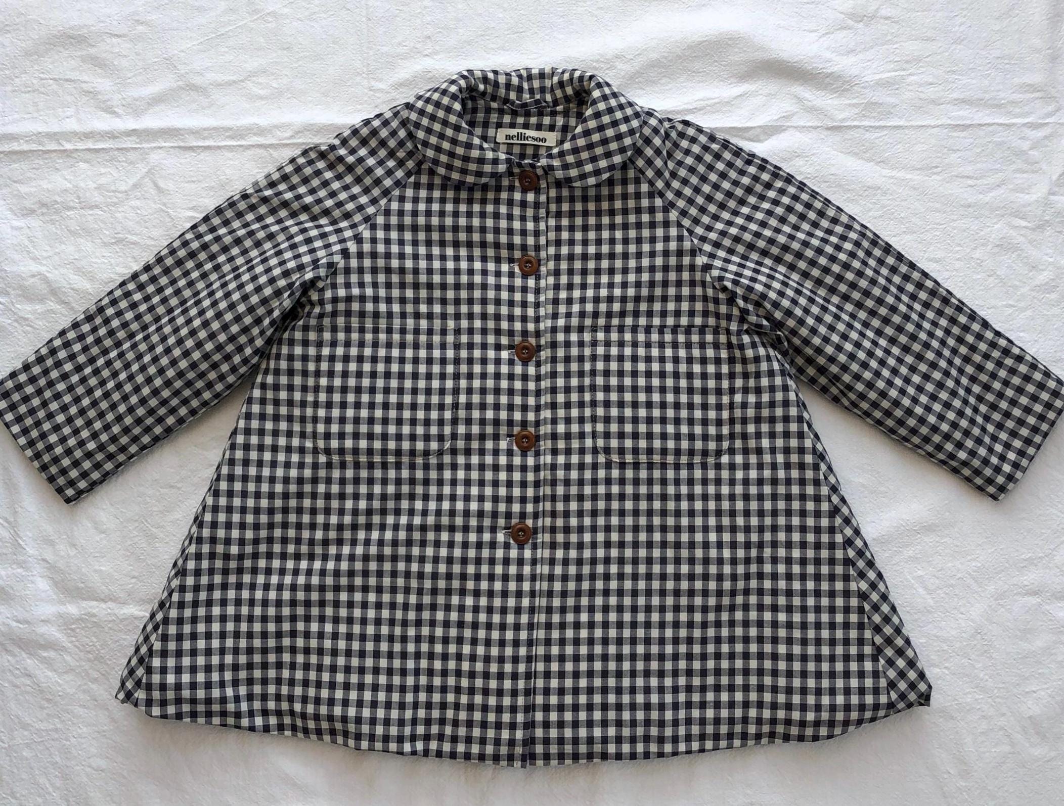 Soonbok Quilt Coat | Black Gingham.