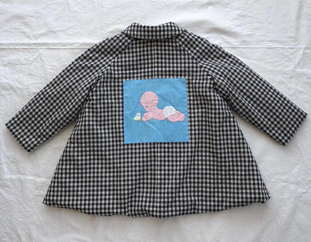 Soonbok Quilt Coat | Black Gingham.