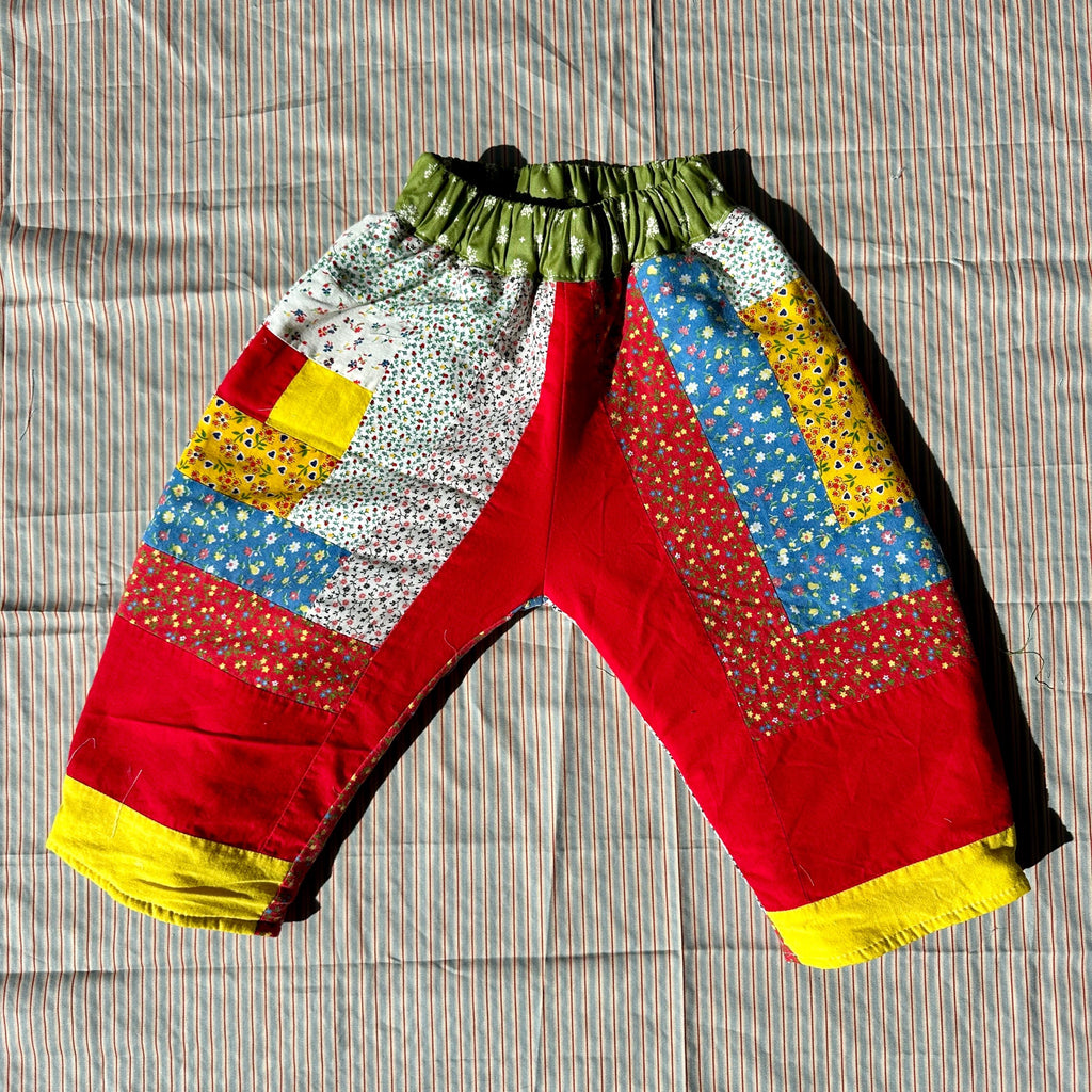 Quilt Gojengee Pants- Four Patch