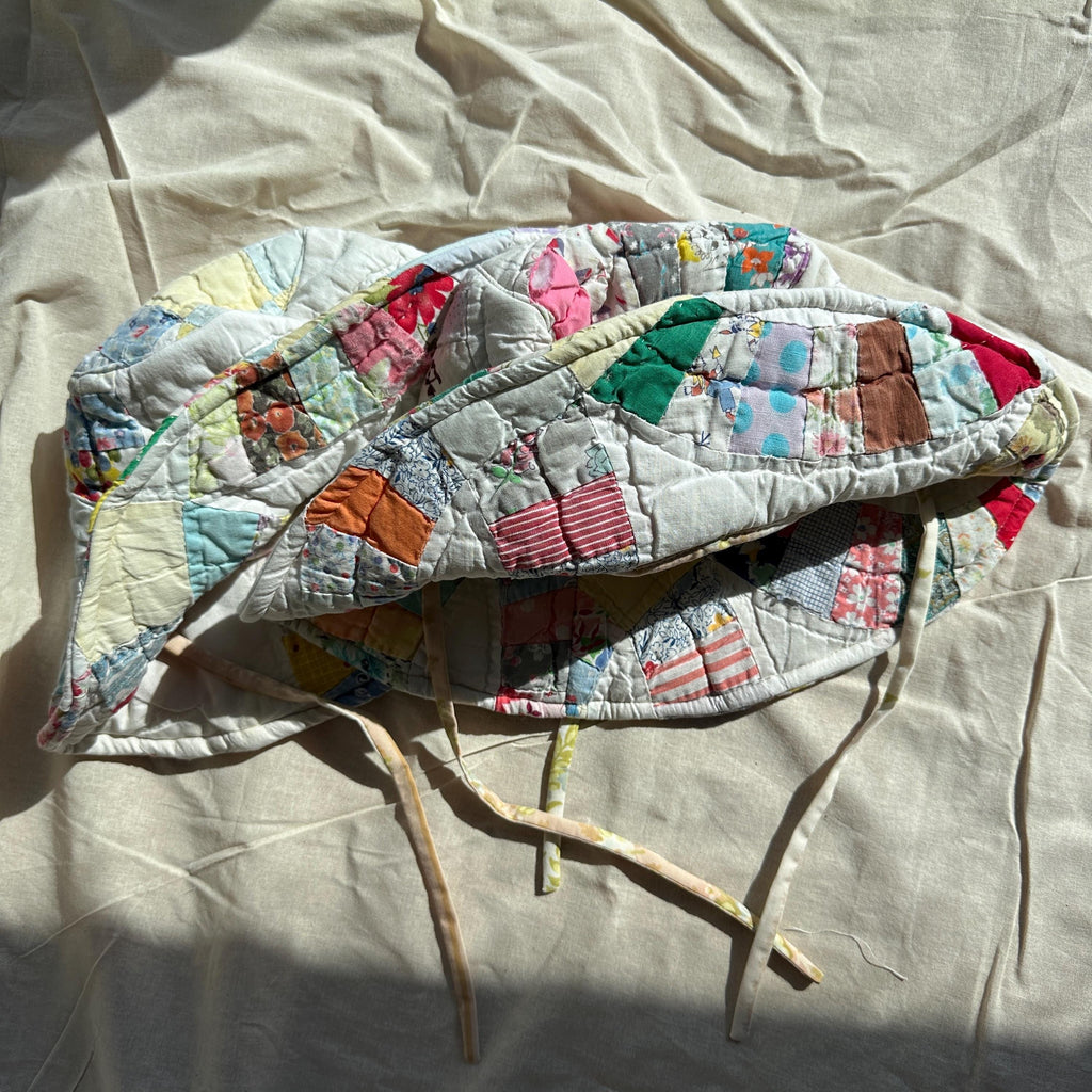 Vintage Quilt Hat – Wedding Ring Quilt