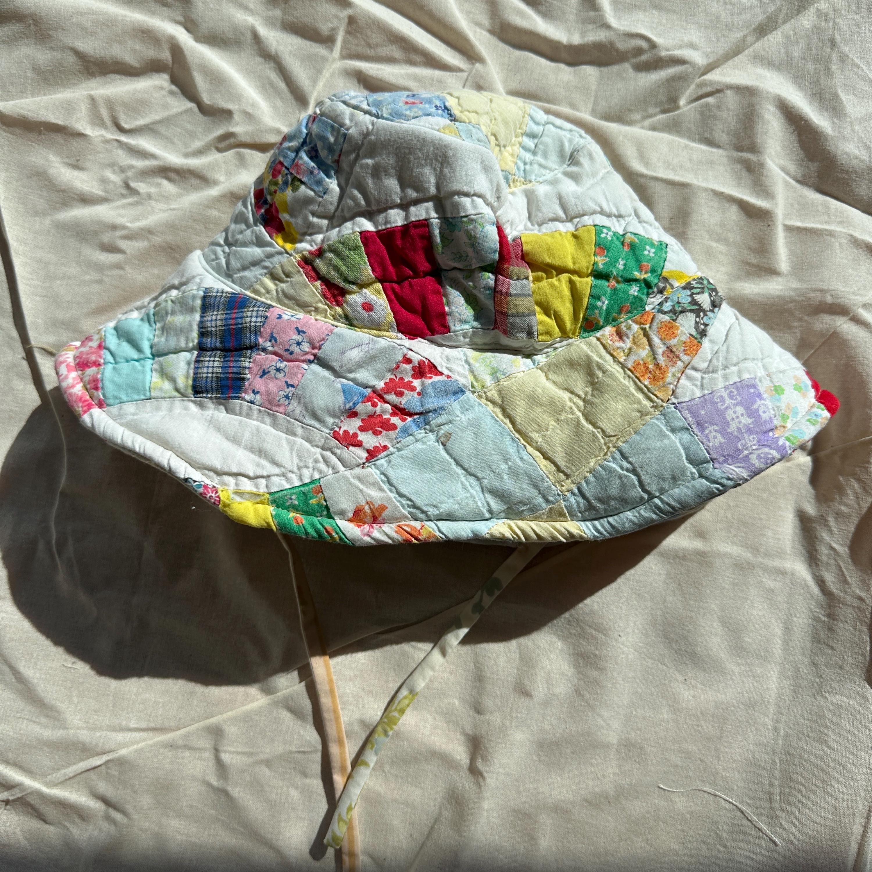 Vintage Quilt Hat – Wedding Ring Quilt
