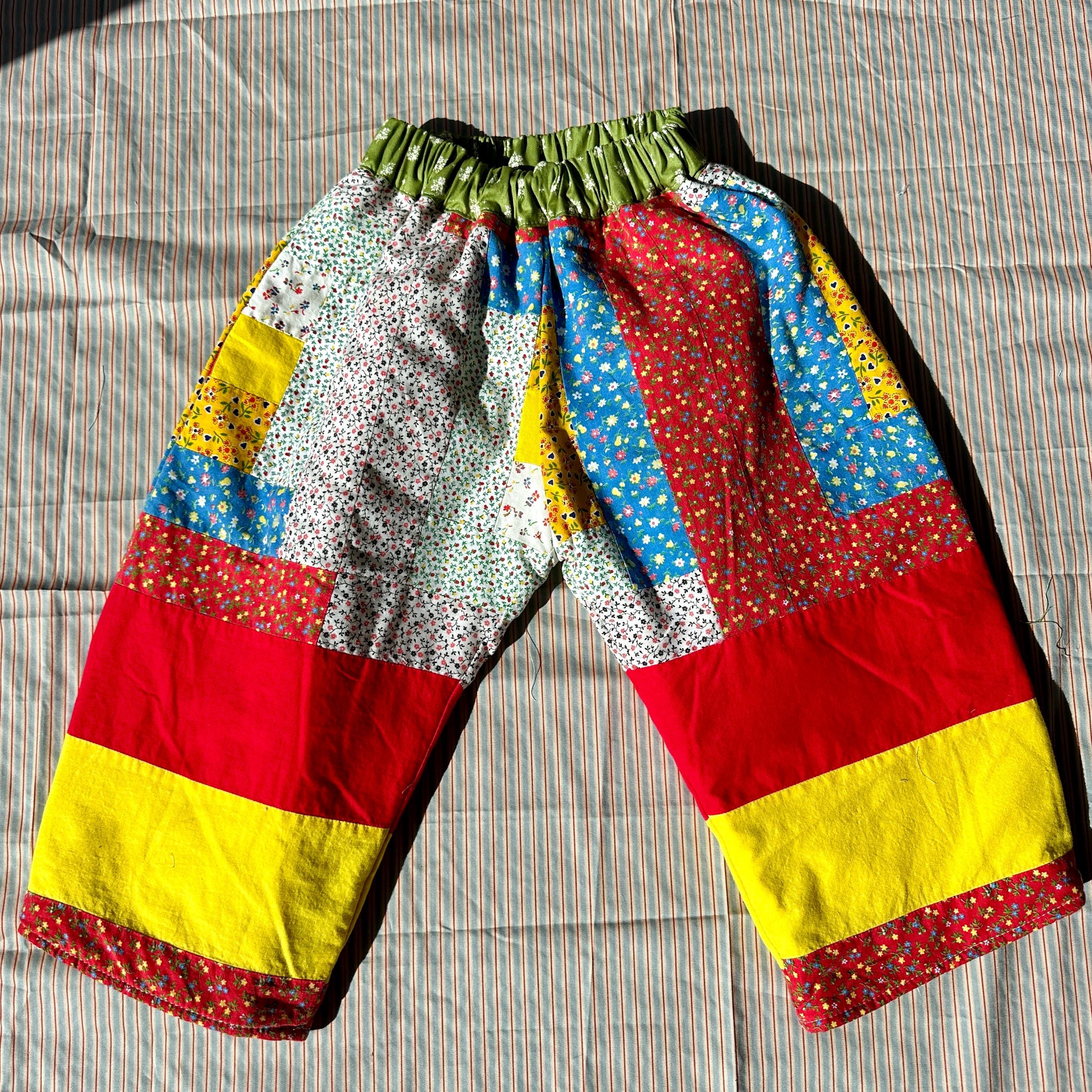 Quilt Gojengee Pants- Four Patch