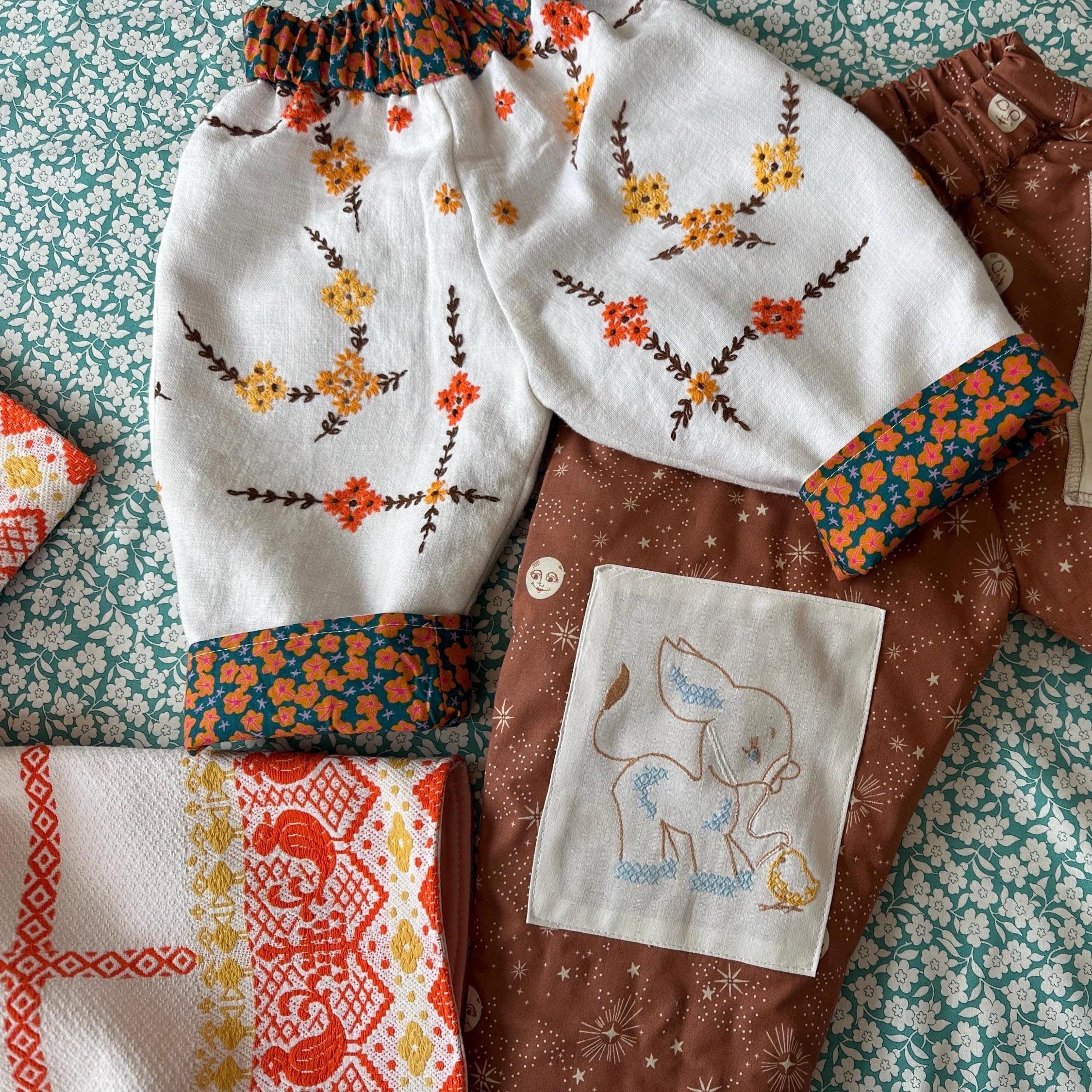 Gojengee pants (Lined &embroidered)