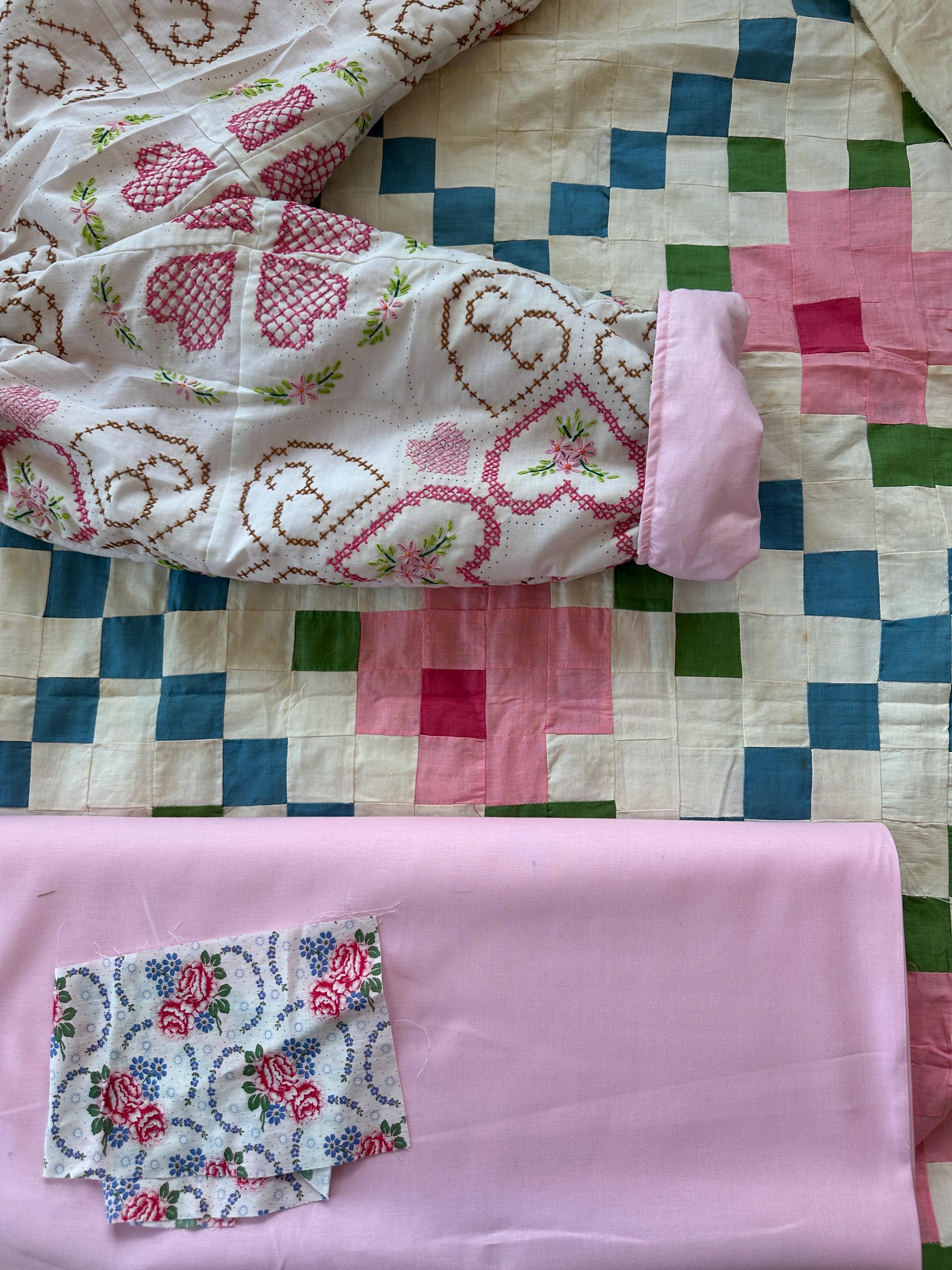 Quilt Gojengee Pants -Heart to Heart (Embroidered)