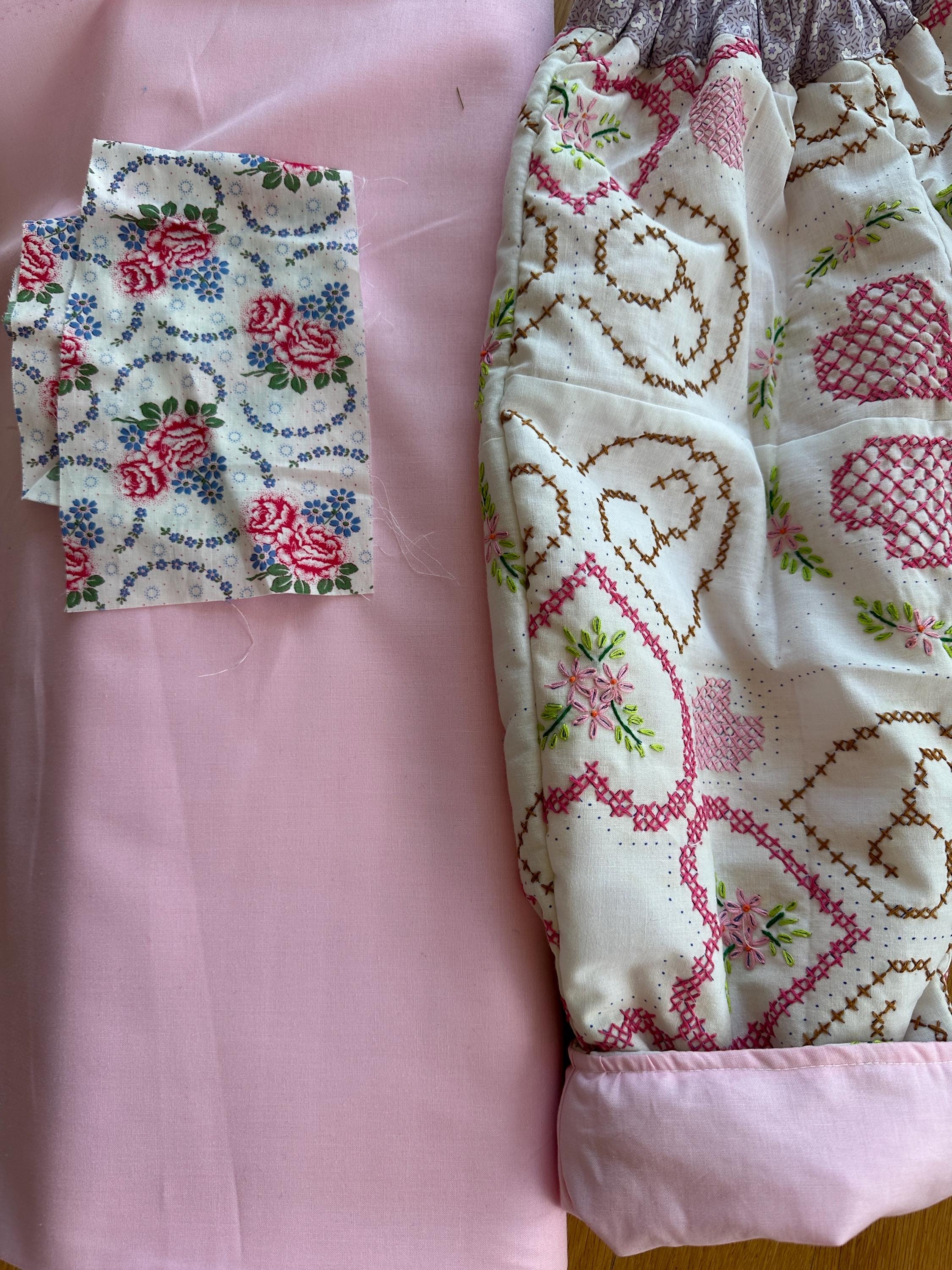 Quilt Gojengee Pants -Heart to Heart (Embroidered)