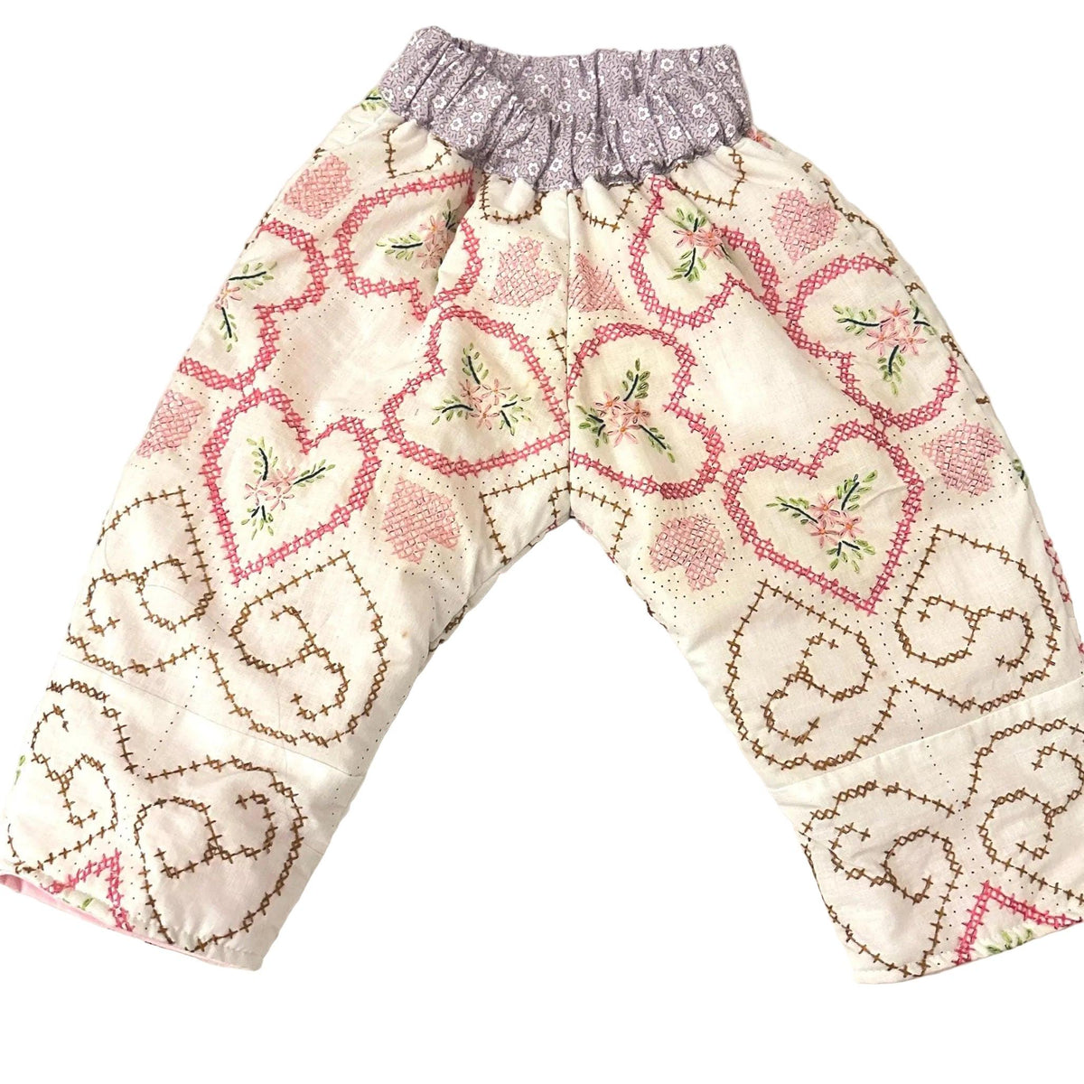 Quilt Gojengee Pants -Heart to Heart (Embroidered)