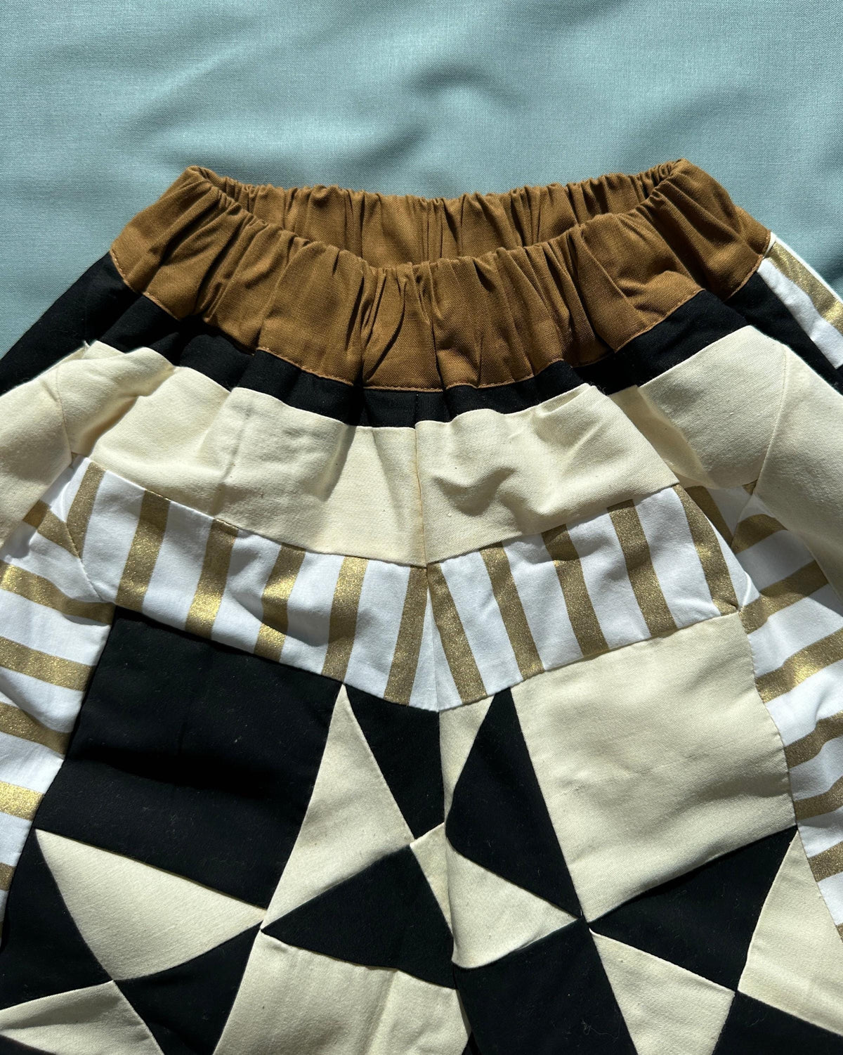 Quilt Gojengee Pants- Black Friendship Star