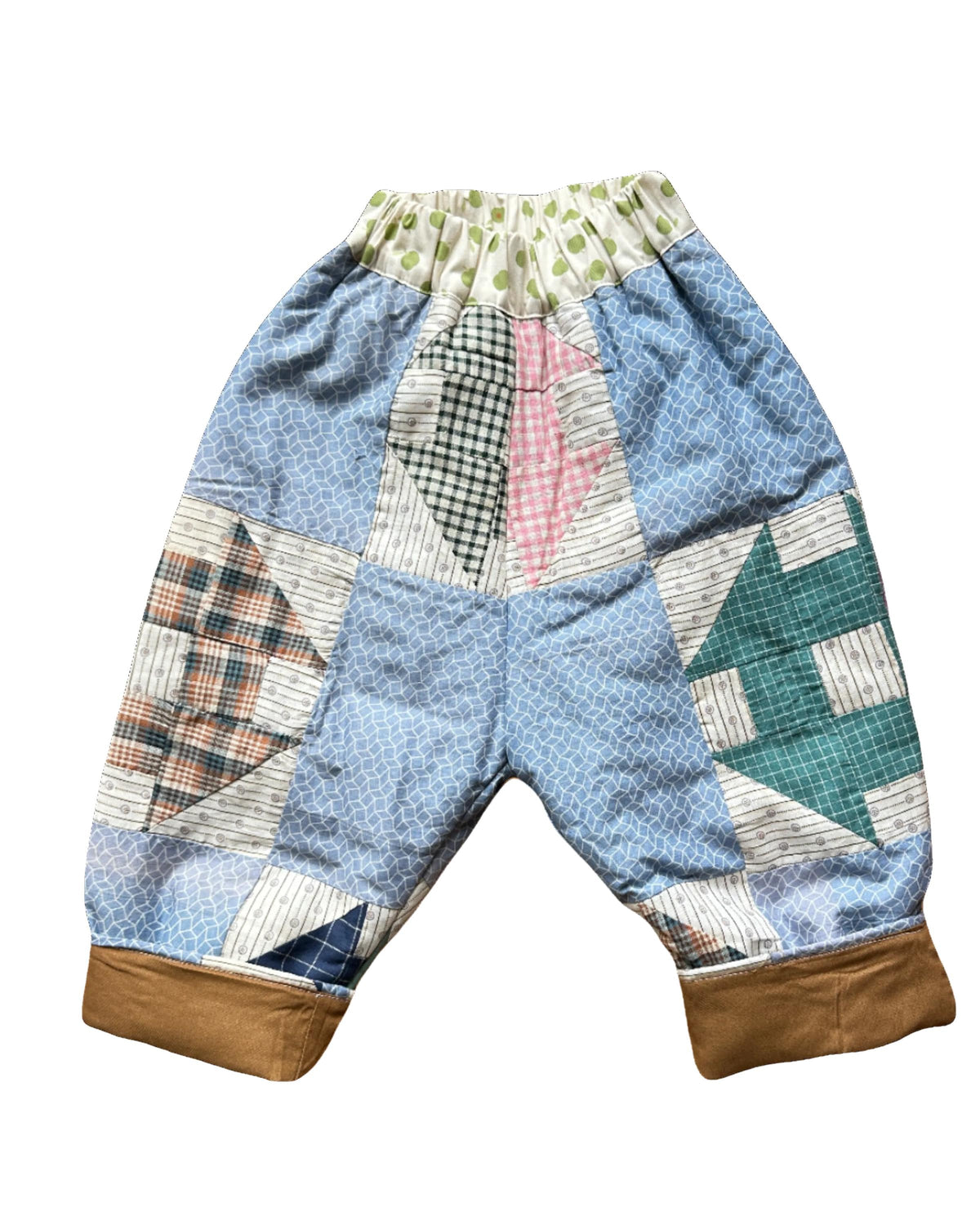 Quilt Gojengee Pants- Blue Ohio Star